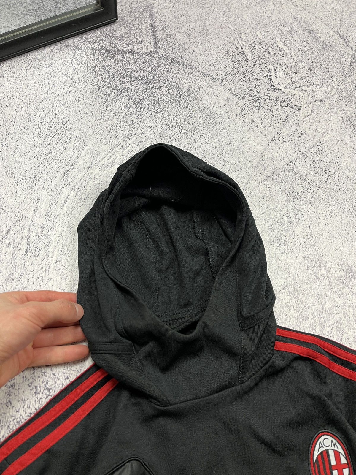 Adidas Adidas Milan Italy Football Ninja🥷 Hoodie Blockcore Hype Y2k Size US M / EU 48-50 / 2 - 5 Thumbnail