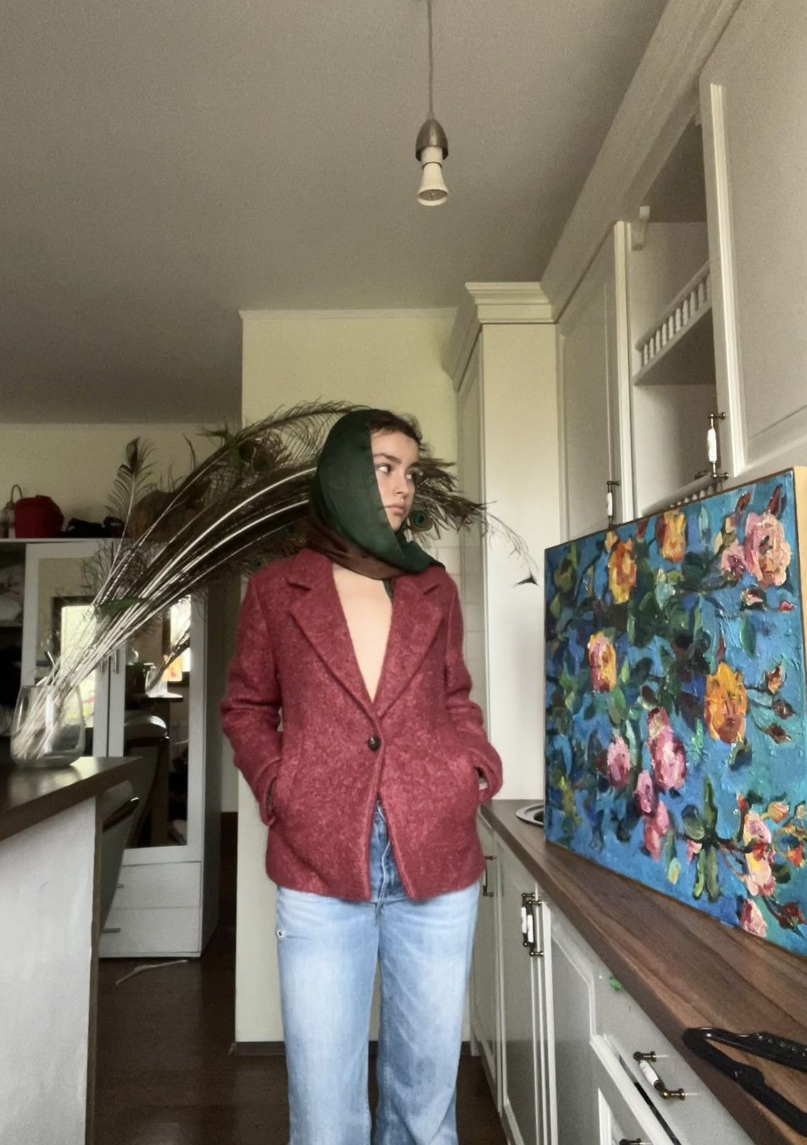 Peserico Peserico coat made of mohair Size M / US 6-8 / IT 42-44 - 1 Thumbnail