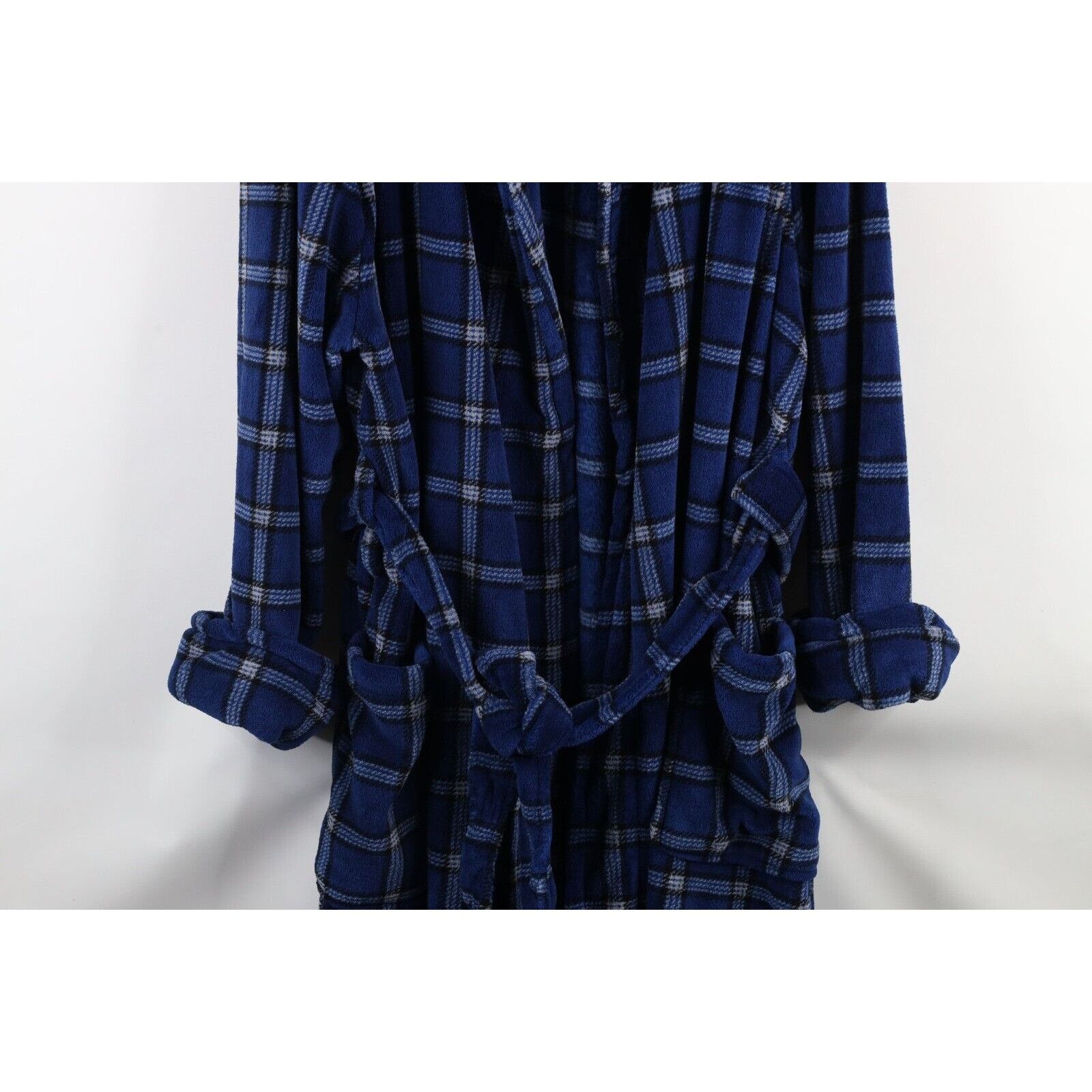 Tommy Bahama Vintage Tommy Bahama Faded Plush Fleece Belted Robe Size US L / EU 52-54 / 3 - 3 Thumbnail
