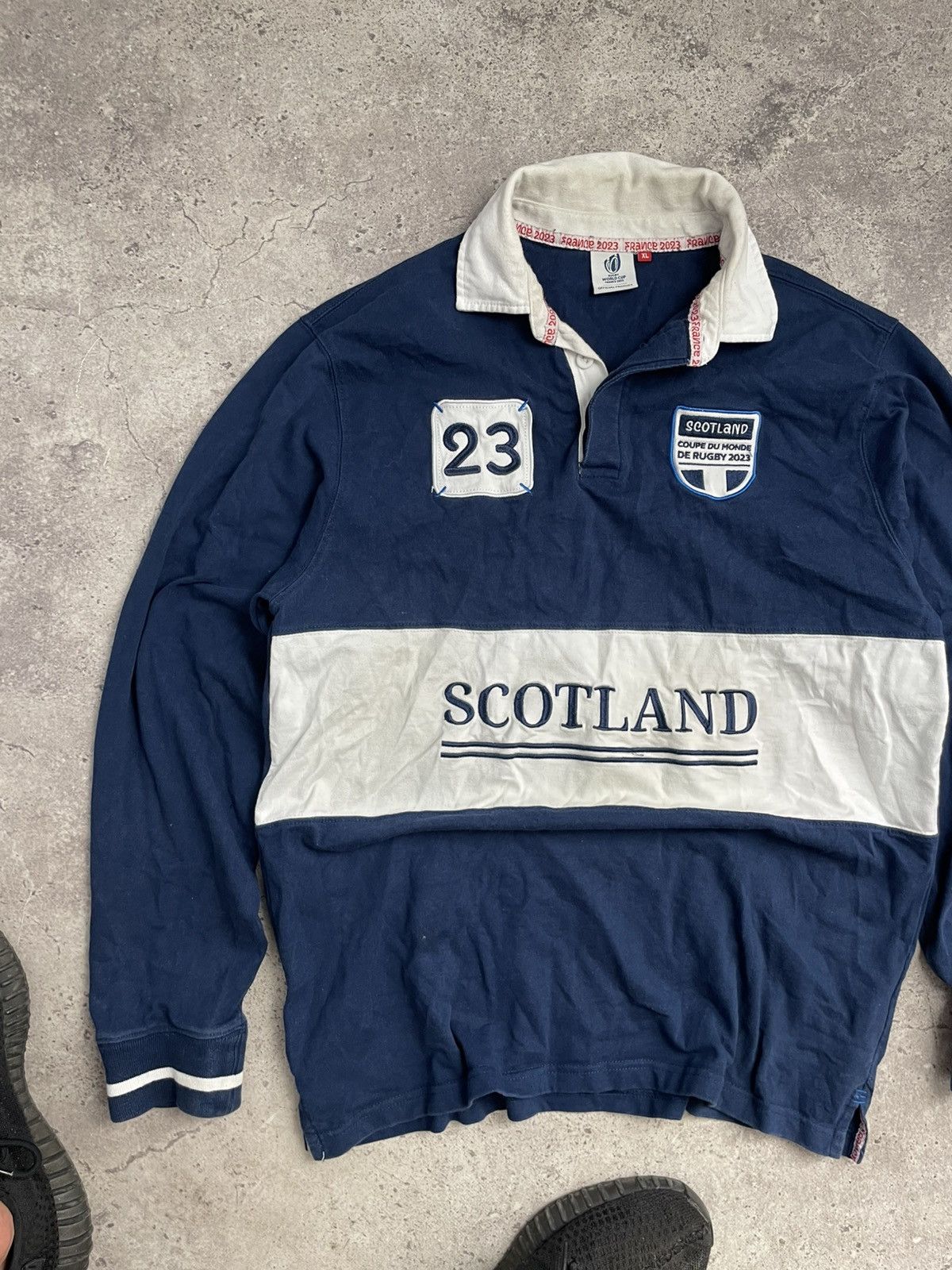 Rugby Ralph Lauren × Vintage Scotland Rugby Worldcup rugby jersey long-sleeve mens Size US XL / EU 56 / 4 - 2 Thumbnail
