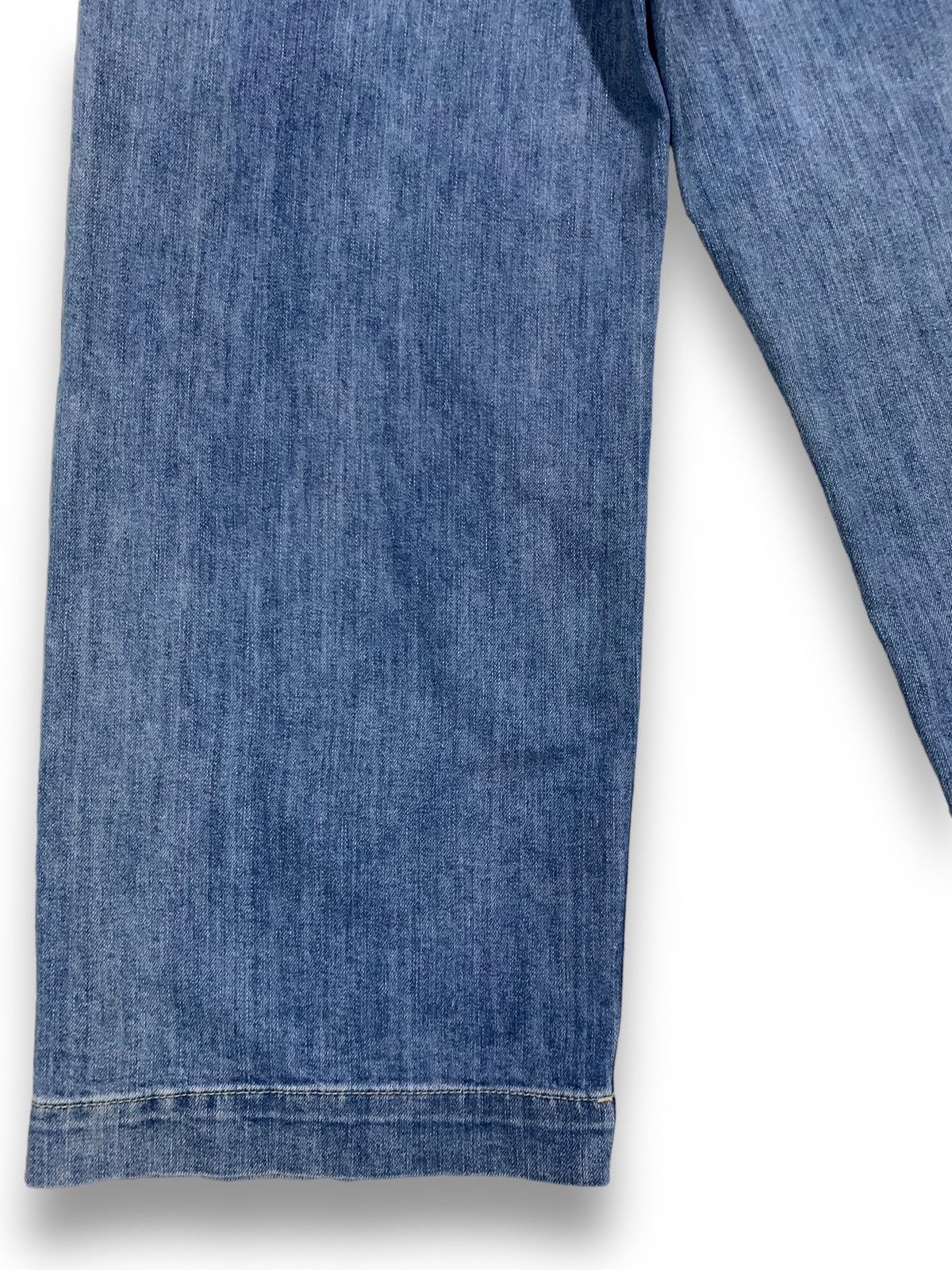 Balenciaga × Gap × Yeezy Vintage Gap Baggy Wide Leg Ankle Fatigue Denim Pants Size US 29 - 11 Thumbnail
