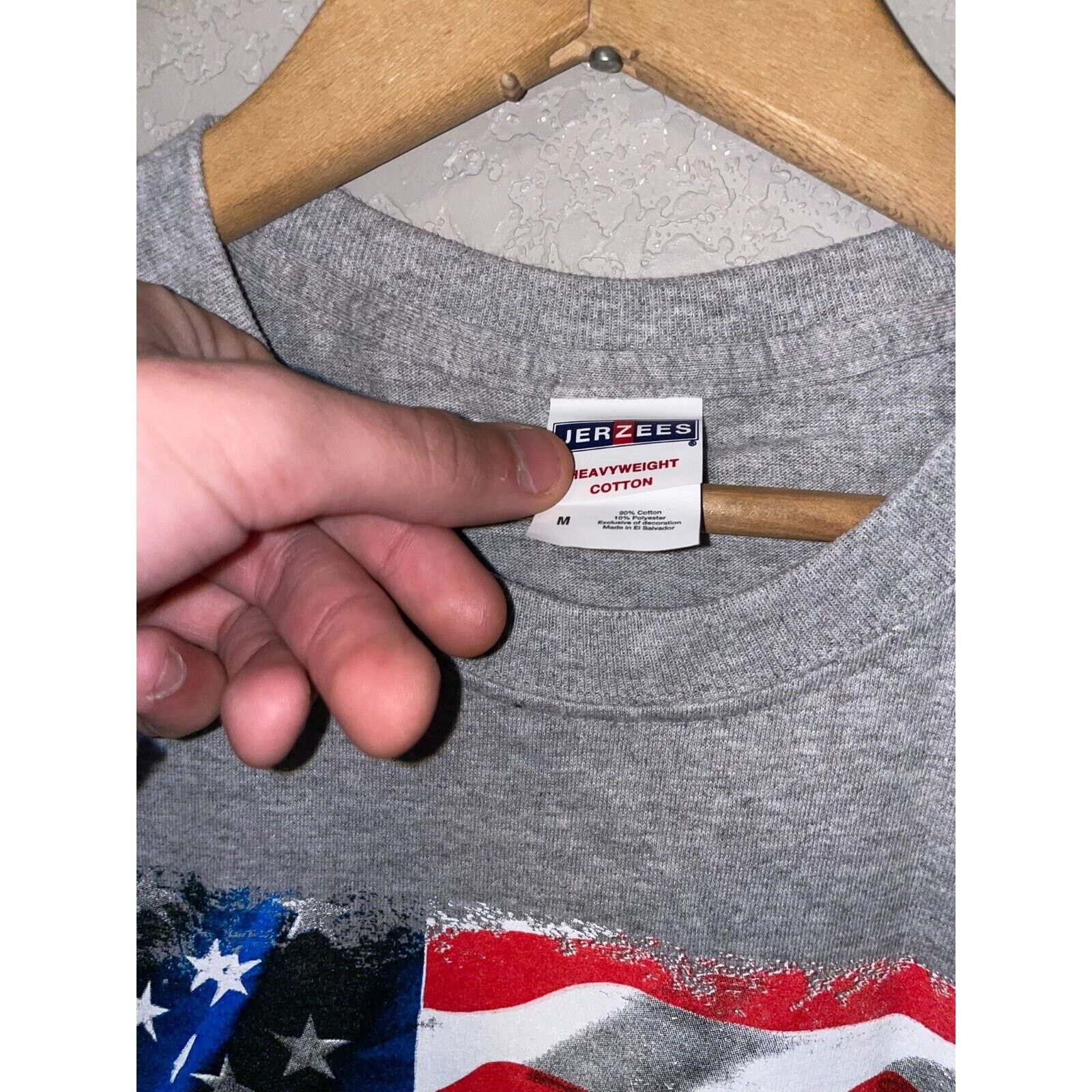 Jerzees Vintage Osama Bin Laden Shirt Death Date Checkmate May 1 M Size US M / EU 48-50 / 2 - 5 Thumbnail