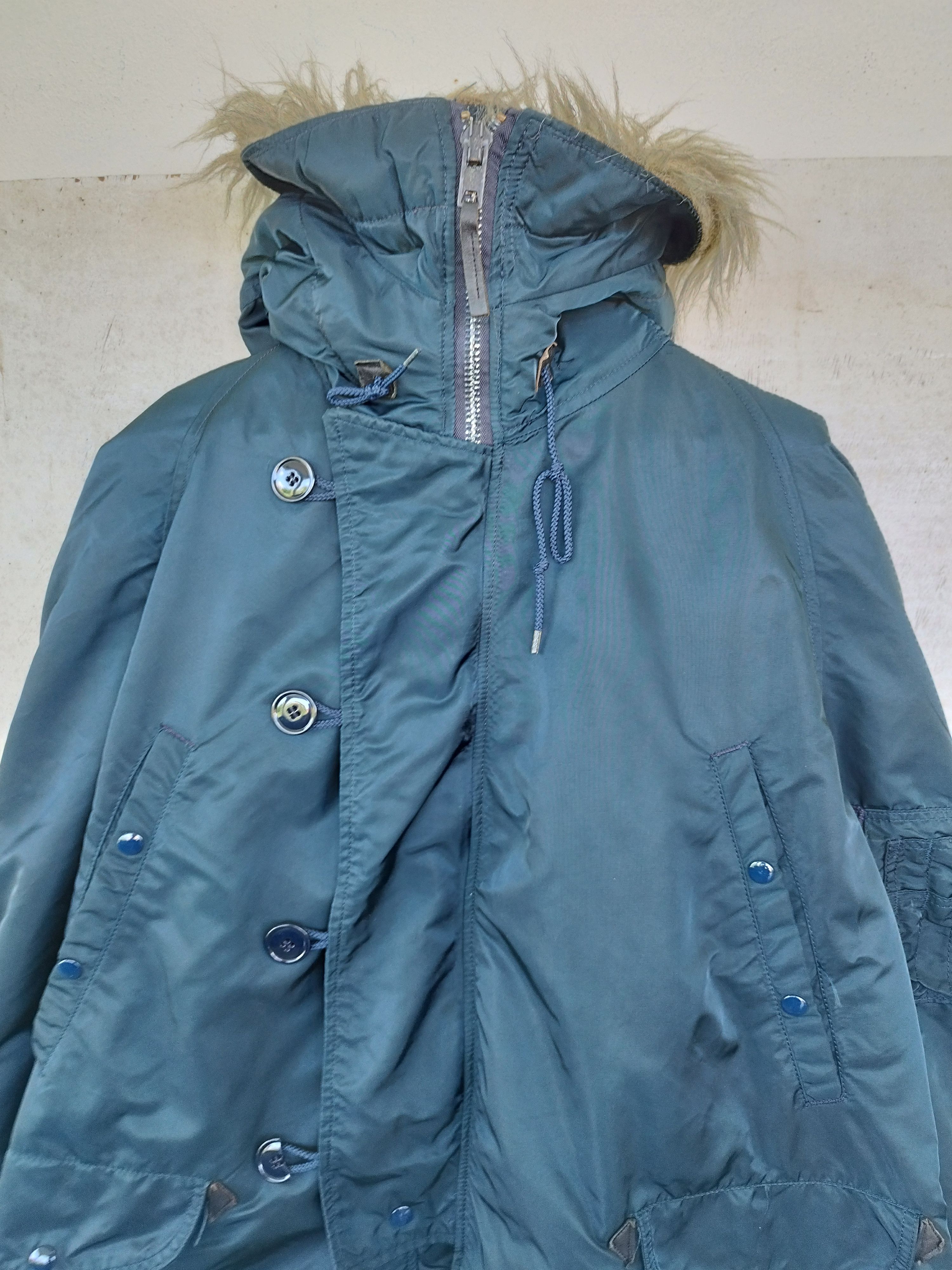 Alpha Industries Vintage Alpha industries jacket parkas N3B design Size US XL / EU 56 / 4 - 2 Thumbnail