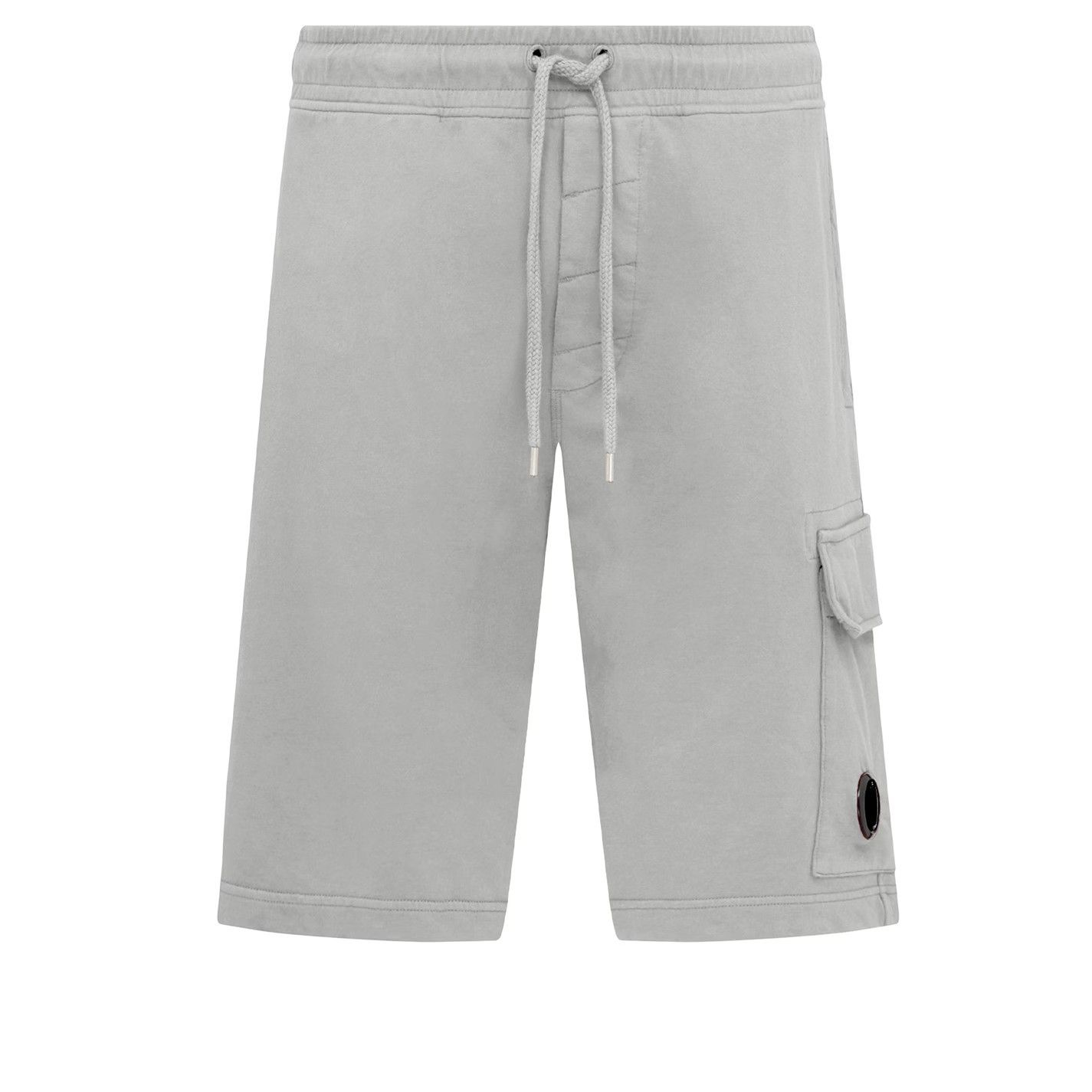 C.P. Company o1g2r1mq0426 Micro Lens Fleece Jogger Shorts in Grey Size US 28 / EU 44 - 1 Thumbnail