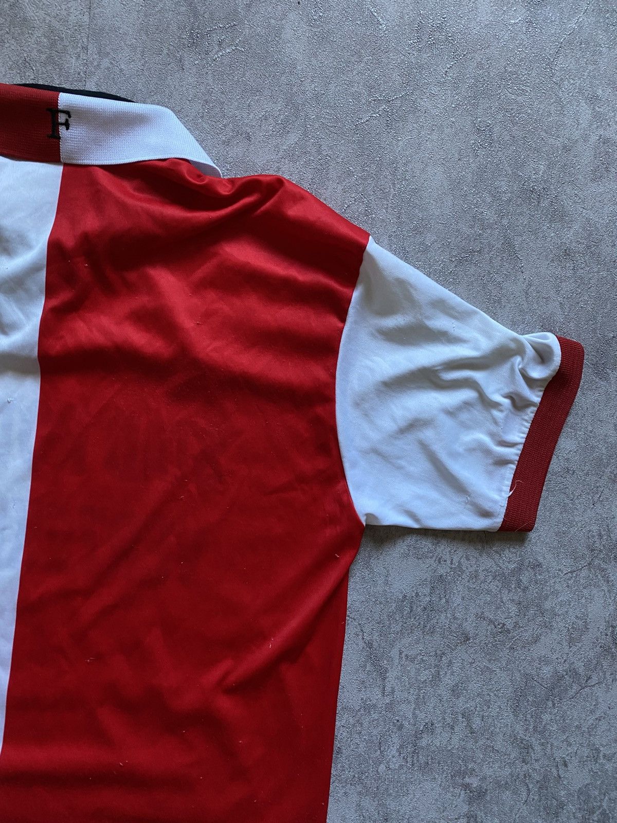 Kappa SIGNED By Dirk Kuyt 2004/05 Feyenoord Rotterdam Home Jersey Size US S / EU 44-46 / 1 - 12 Thumbnail