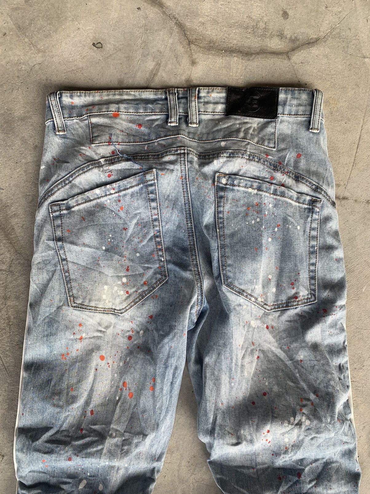 EPTM. EPTM PAINTER DISTRESSED DENIM.RARE DESIGN 💥💥 Size US 31 - 8 Thumbnail