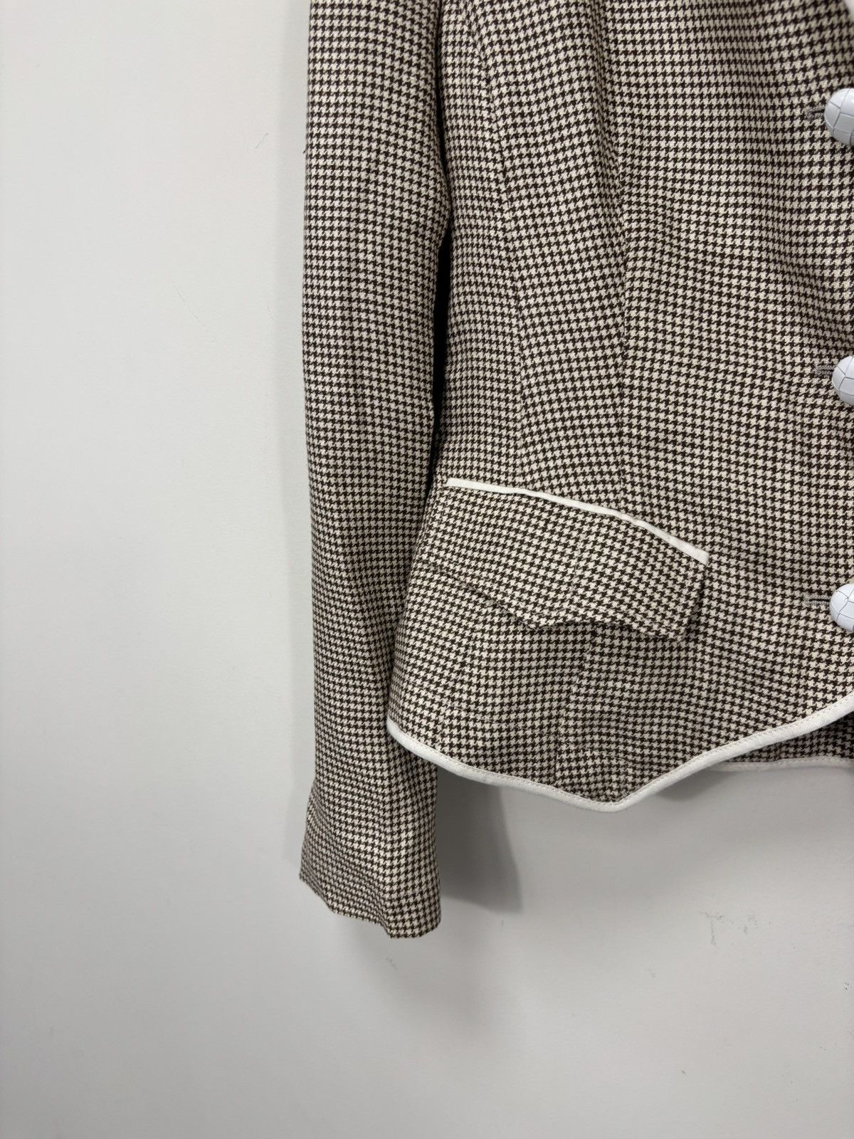 Other Luis Trenker NWT Women’s Houndstooth Hemp Blazer Jacket Size M / US 6-8 / IT 42-44 - 5 Thumbnail