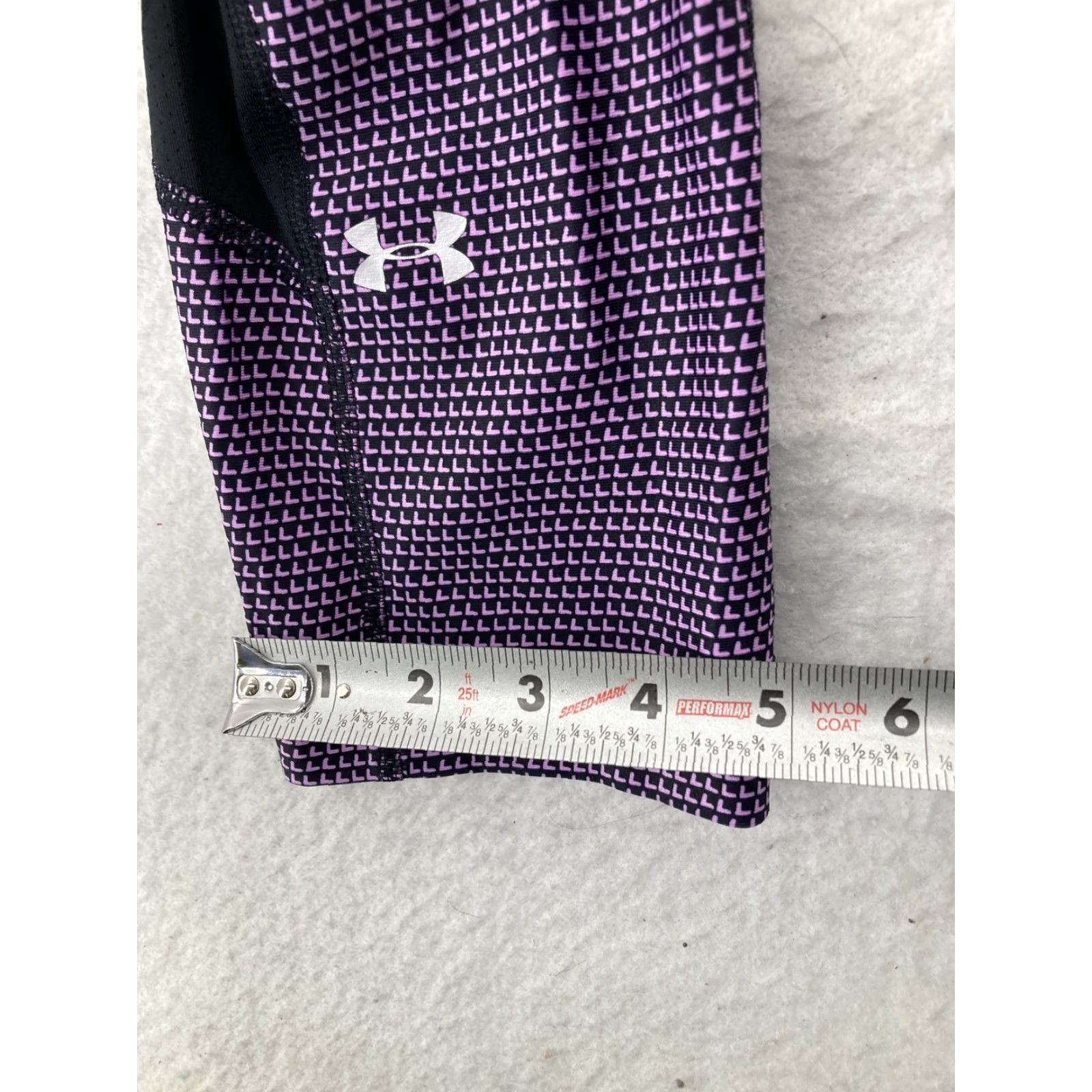 Under Armour Under armour Leggings Womens M Medium Blue Pink Yoga Pants Compression Crop Size 32" / US 10 / IT 46 - 6 Thumbnail