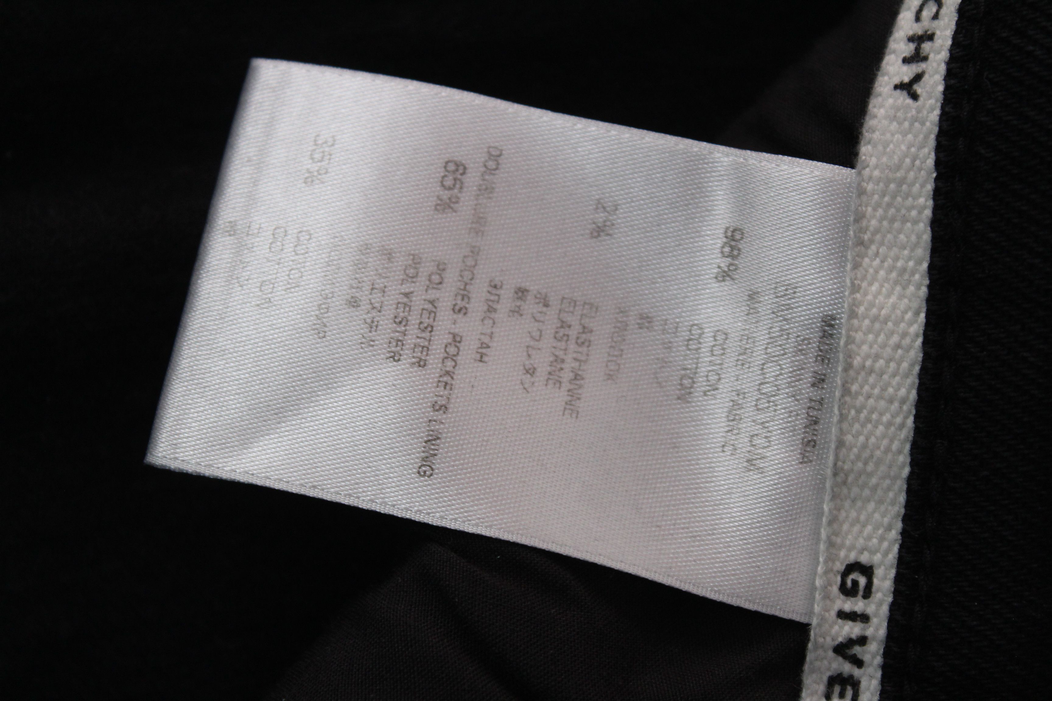 Givenchy Givenchy Distressed Raw Hem Slim Fit Denim Jeans Size 29 Size US 29 - 10 Thumbnail