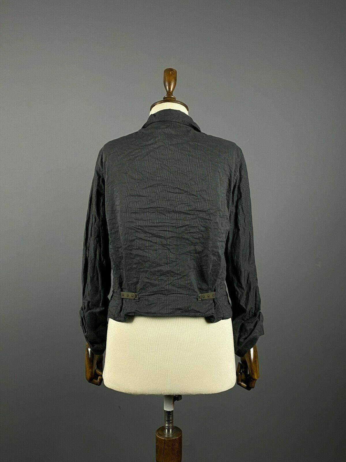 Designer Ladies Marc Cain Sports Black Double Pocket Blouse Shirt Size M / US 6-8 / IT 42-44 - 7 Thumbnail