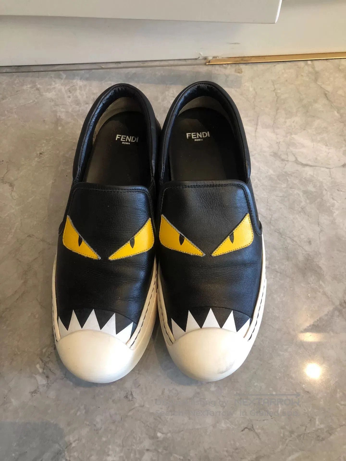 Fendi Fendi Leather Platform Casual Sneakers. Size US 5 / IT 35 - 2 Thumbnail