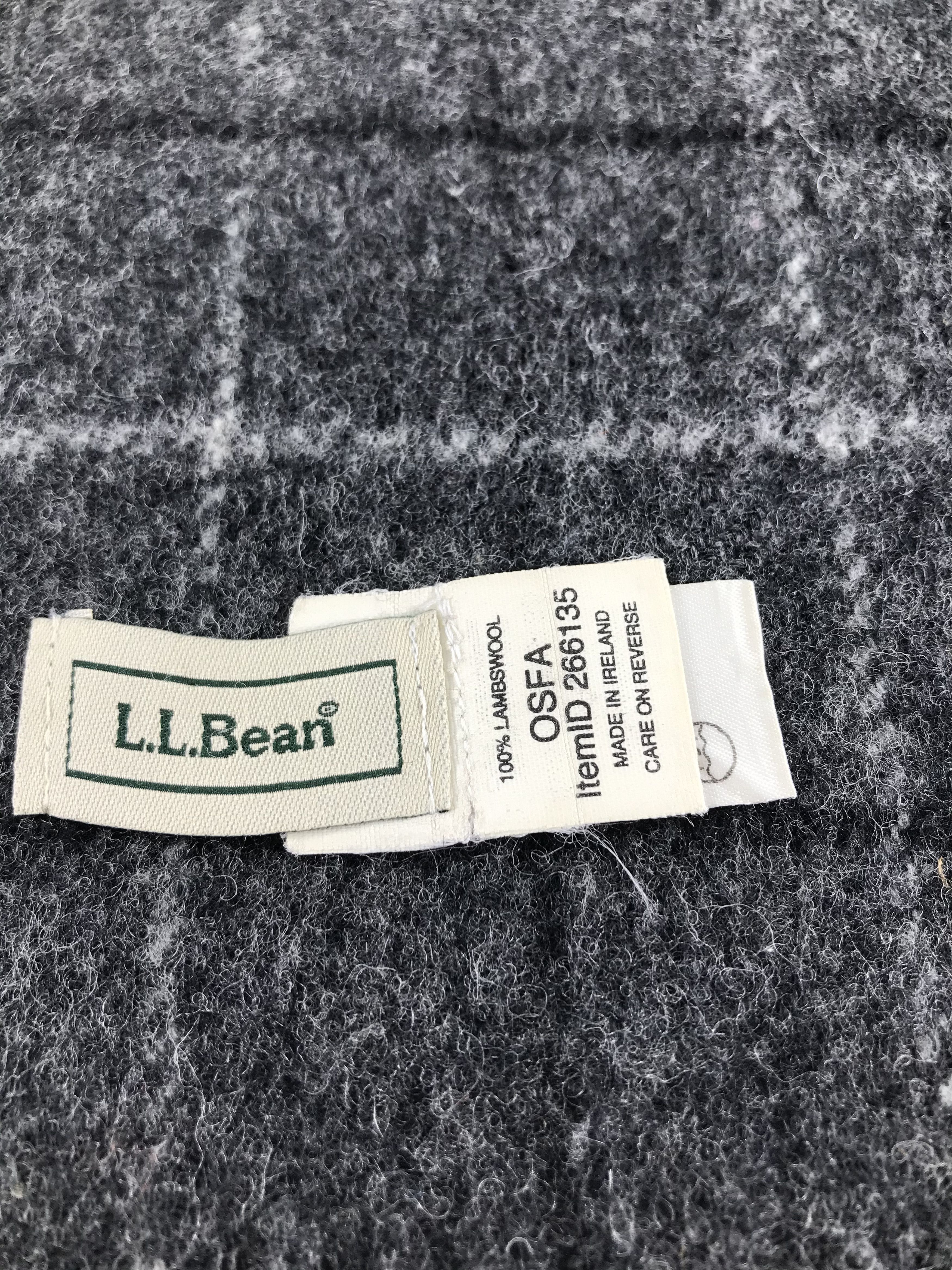 L.L. Bean L.L. Bean Wool Scarf Muffler V507 Size ONE SIZE - 4 Thumbnail
