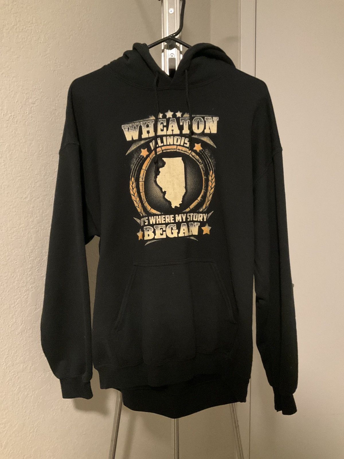 Gildan × Vintage Illinois hoodie Size US L / EU 52-54 / 3 - 1 Thumbnail