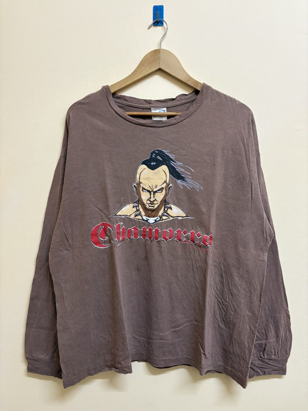 Vintage Vintage Chamorro Warrior G71 Anime Cartoon Long Sleeve Size US L / EU 52-54 / 3 - 1 Thumbnail