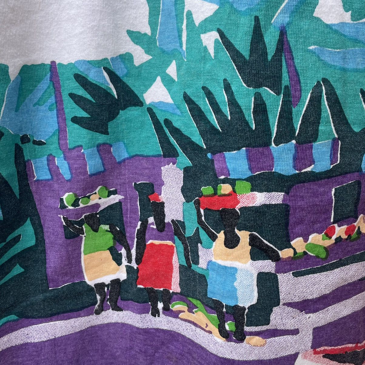 Maui and Sons × Vintage 🔥🔥Vintage 90s Maui And Sons Art Hawaiian Aloha Design Tee Size US M / EU 48-50 / 2 - 5 Thumbnail