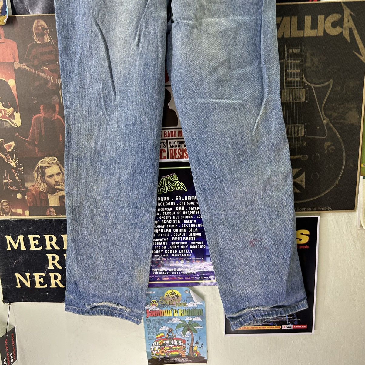 Vintage Vintage Japanese Blue Wash Jeans Size US 26 / EU 42 - 11 Thumbnail