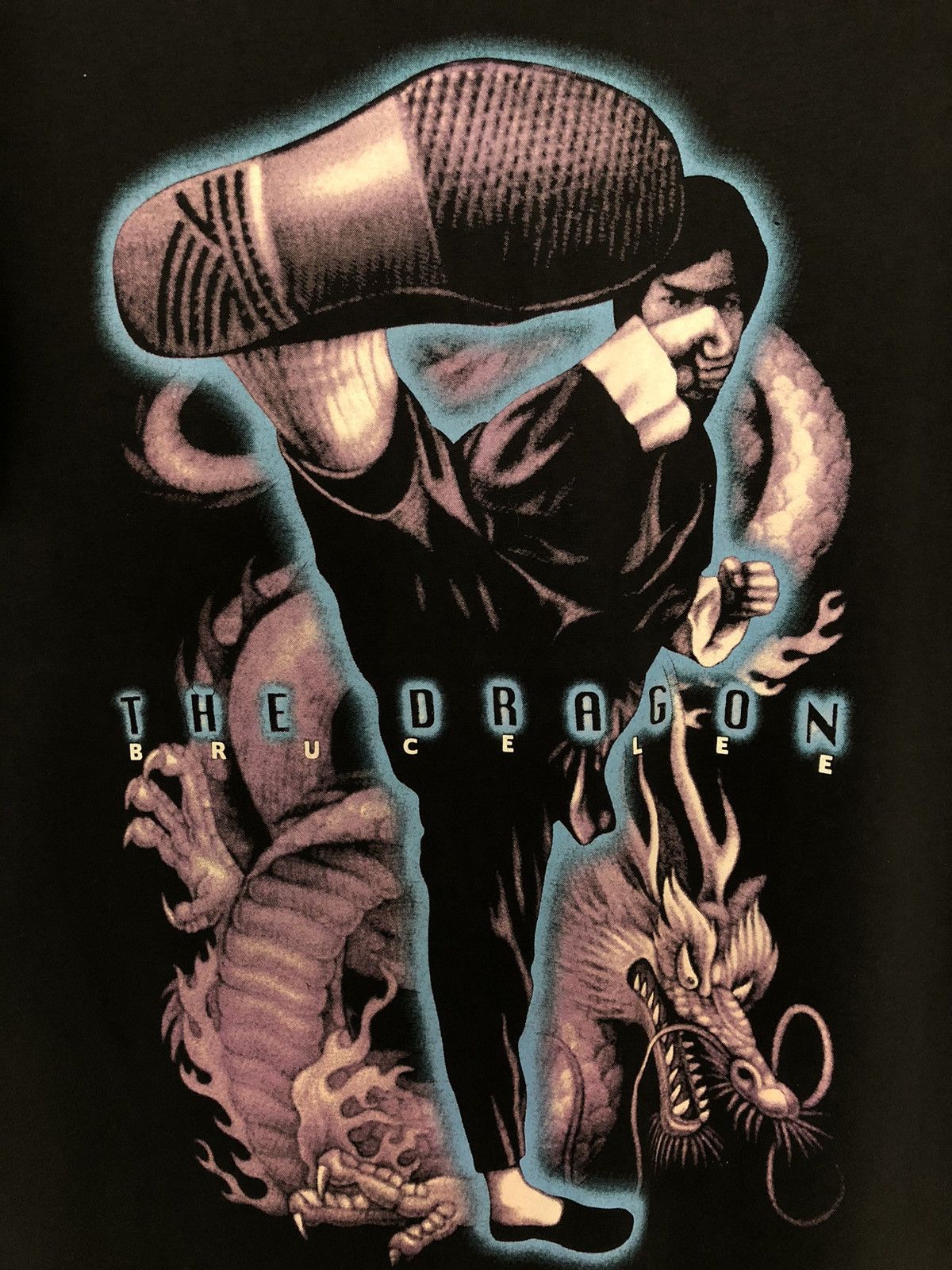 Vintage Vintage BRUCE LEE The Dragon Martial Art Tee Size US L / EU 52-54 / 3 - 3 Thumbnail