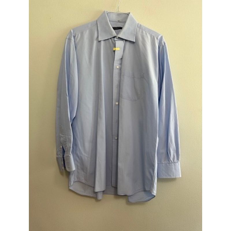 Burberry Burberry blue button down size L Size US L / EU 52-54 / 3 - 2 Thumbnail