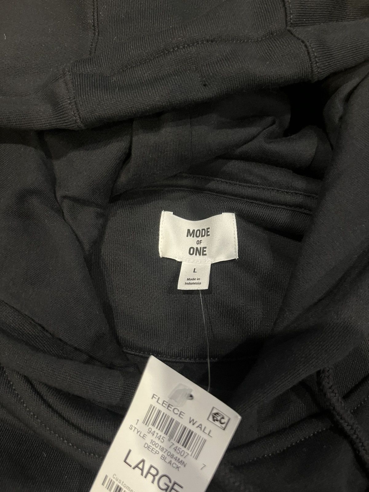 Other Size L Relaxed Fit Black Hoodie New With Tags Size US L / EU 52-54 / 3 - 3 Thumbnail