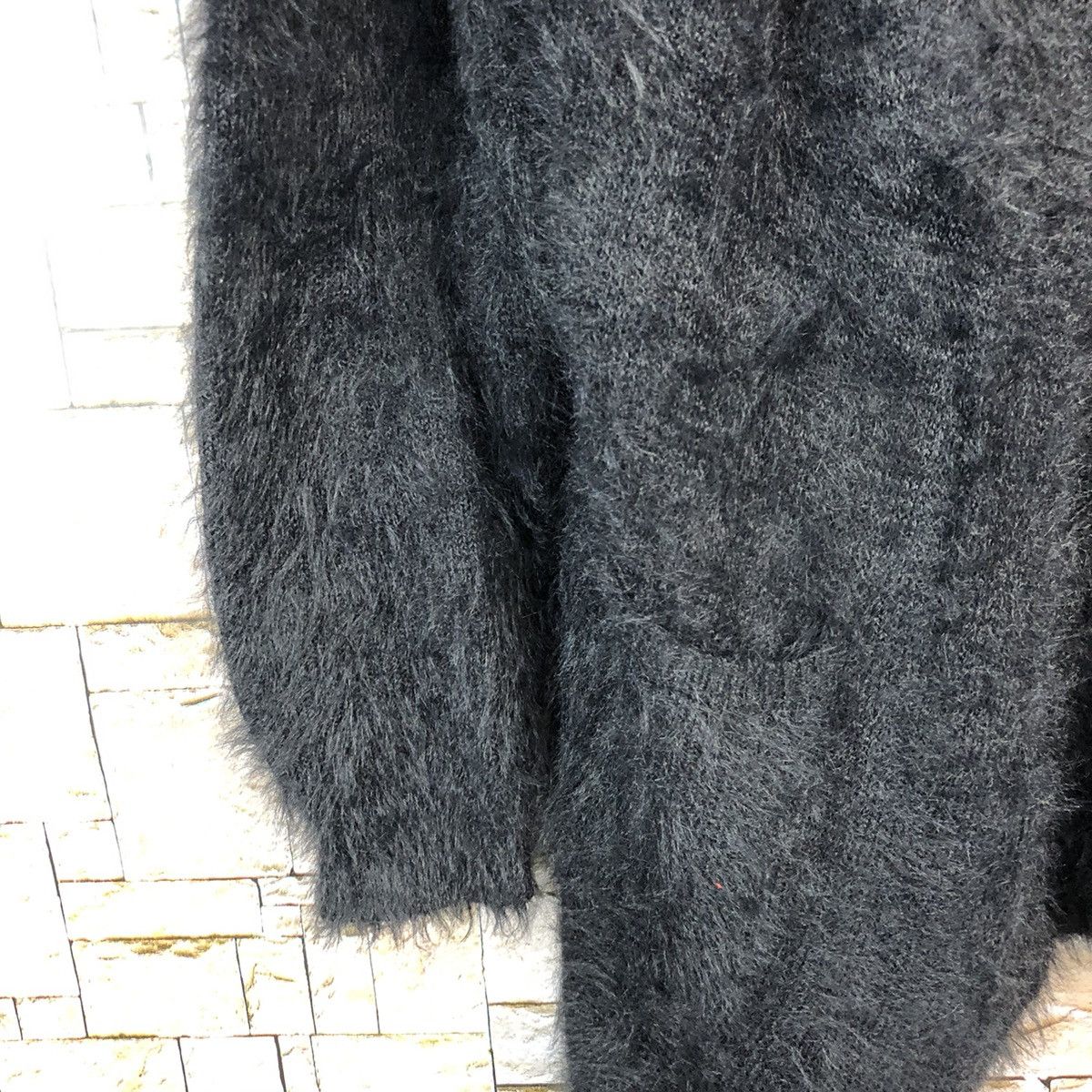 Homespun Knitwear Ray Cassin Favori fur shaggy Mohair Knitwear cardigan #A686 Size US S / EU 44-46 / 1 - 7 Thumbnail