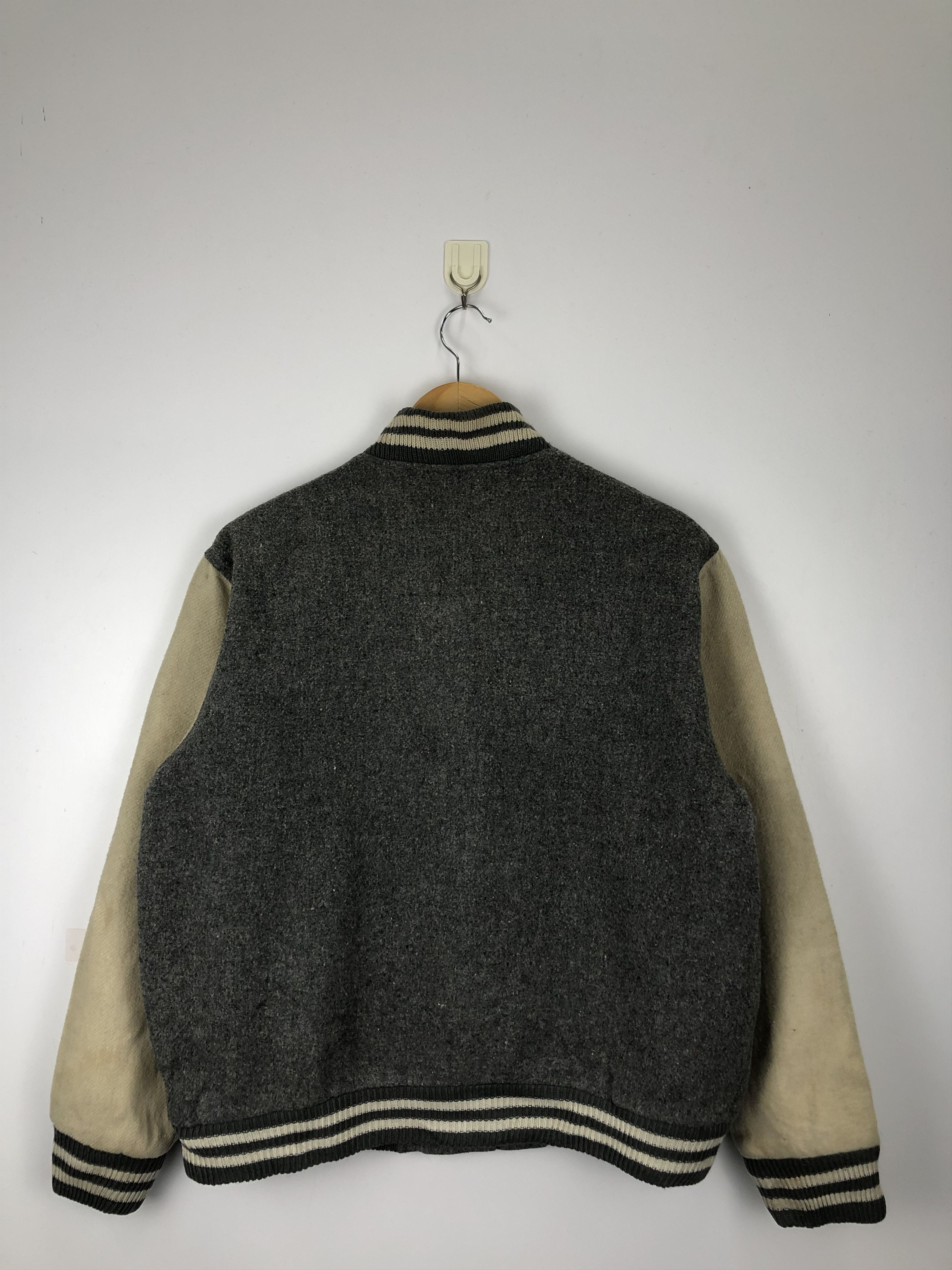Japanese Brand Vintage 80s Japanese Brand Wool Varsity Jacket V0415 Size US M / EU 48-50 / 2 - 3 Thumbnail