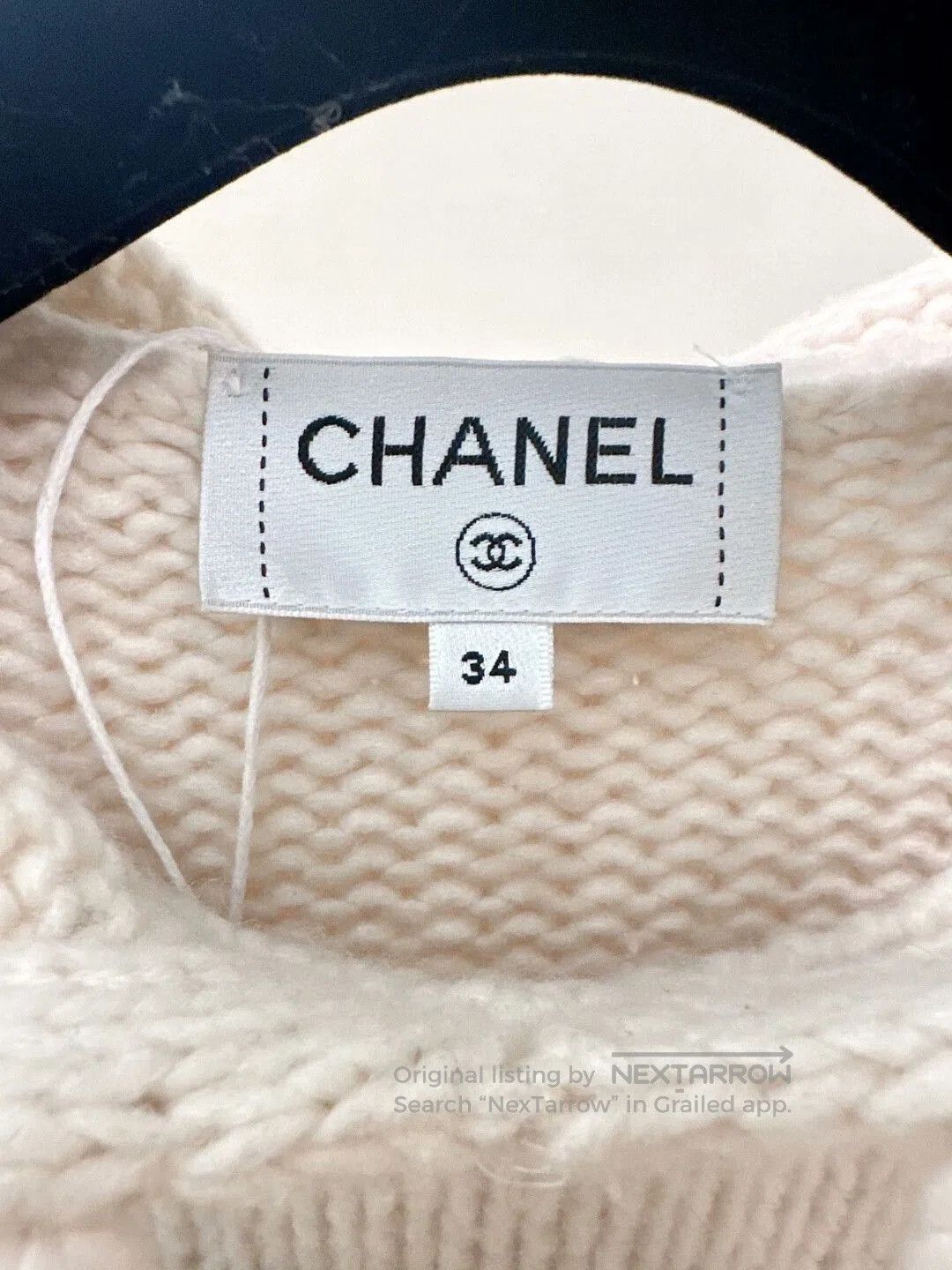 Chanel Chanel Beige Paneled Hoodie. Size US S / EU 44-46 / 1 - 3 Thumbnail