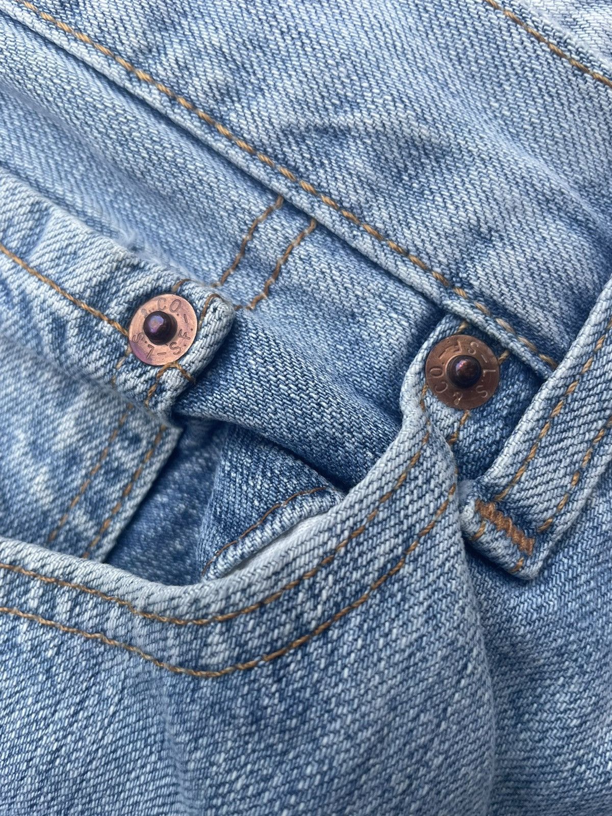 Levi's × Vintage Vintage 2005 Levis 501 e Faded Distressed Size US 32 / EU 48 - 20 Thumbnail