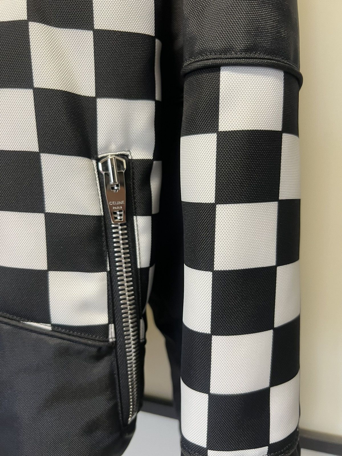 Celine × Hedi Slimane RARE - FW21 Damier Camo Technical Bomber Jacket 52 Size US L / EU 52-54 / 3 - 8 Thumbnail