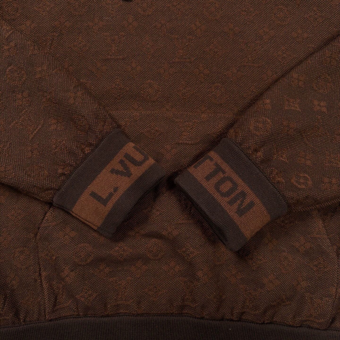 Louis Vuitton LV Brown terry cloth print hooded sweatshirt Size US M / EU 48-50 / 2 - 5 Thumbnail