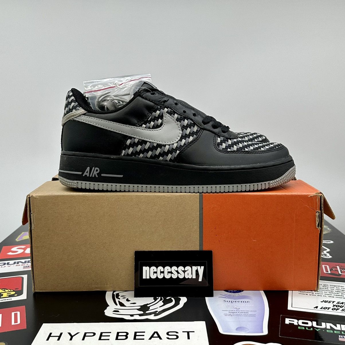 Nike Vintage Nike Air Force 1 Premium Woven Grey Size US 9 / EU 42 - 6 Thumbnail