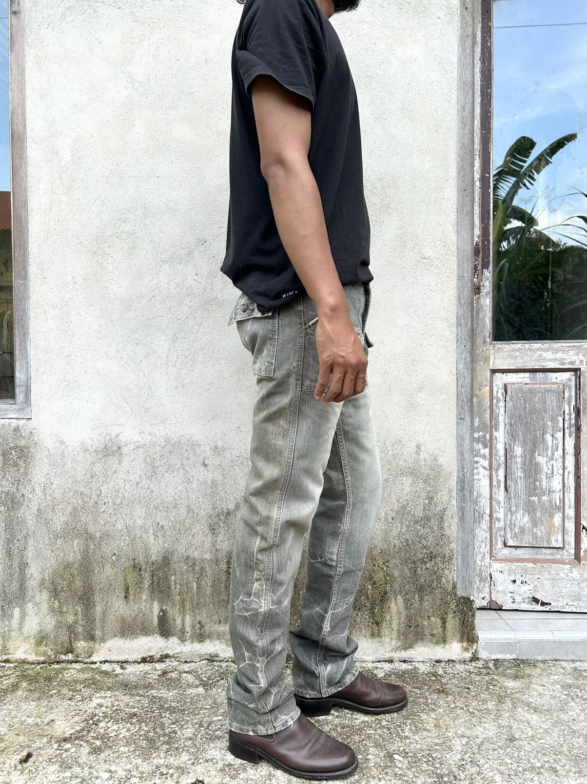 Japanese Brand Fatigu Eternal Bitcu Kurashiki Graywash Japan Size US 29 - 2 Thumbnail