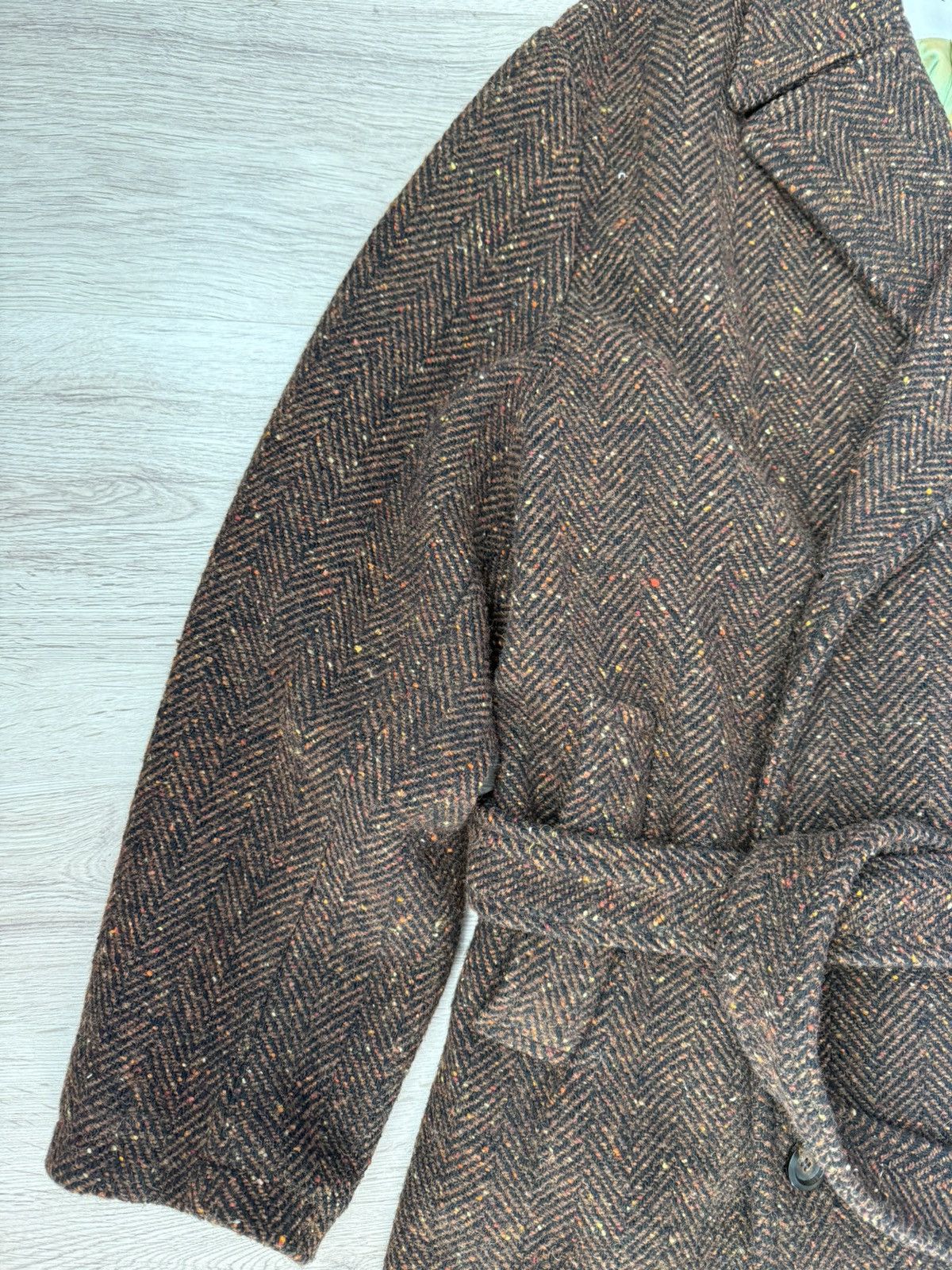 East Harbour Surplus East Harbour Surplus Belted Herringbone Wool Alpaca Coat Size US M / EU 48-50 / 2 - 4 Thumbnail