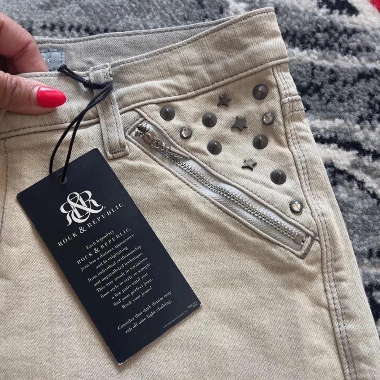 Rock & Republic ROCK & REPUBLIC Denim SHORTS Size 6 Small New Pixie Size 27" / US 4 / IT 40 - 6 Thumbnail