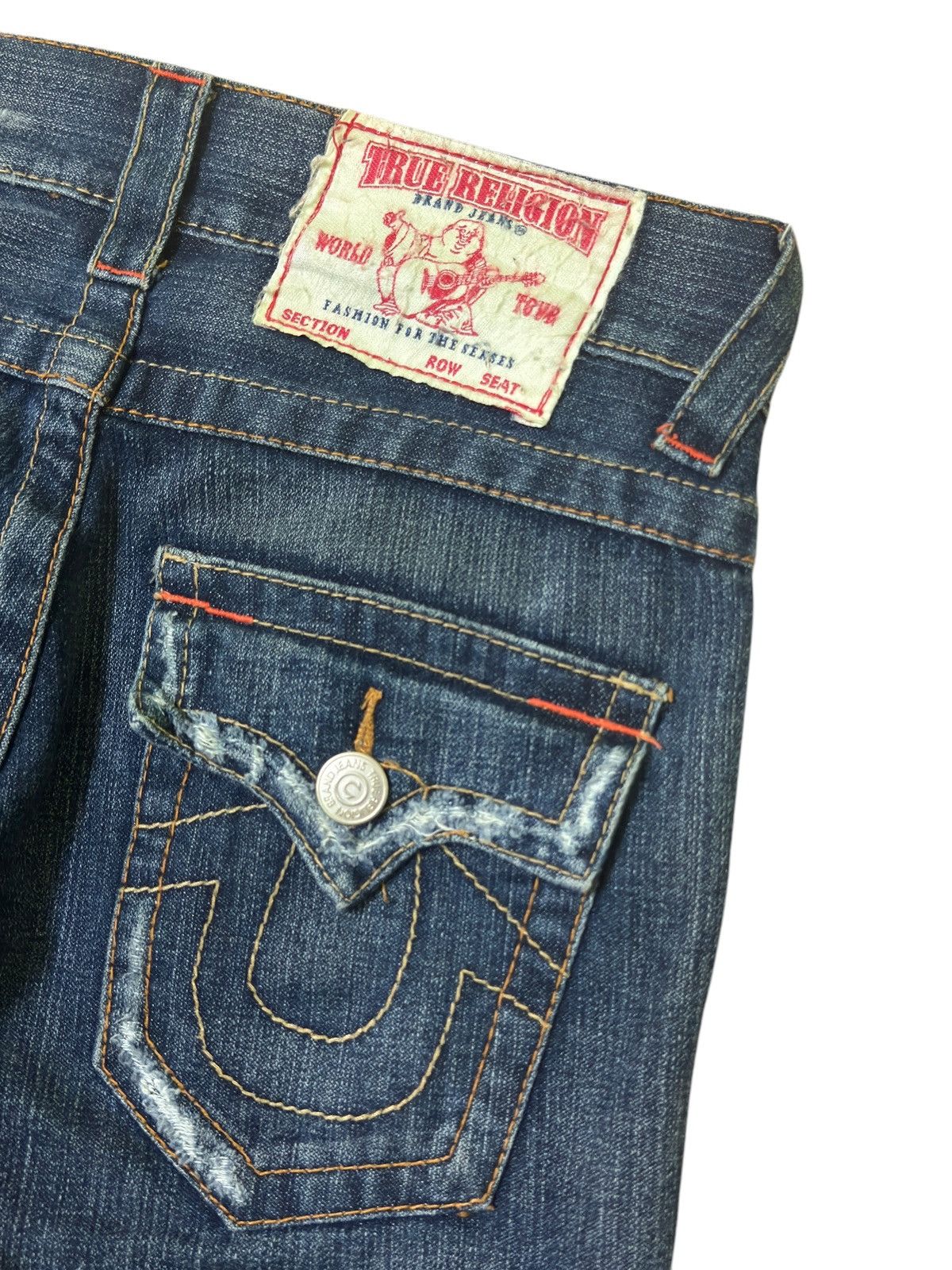 Hysteric Glamour × If Six Was Nine × Le Grande Bleu (L.G.B.) TWIST LEG FLARE FADED DISTRESSED JEANS Size US 30 / EU 46 - 15 Thumbnail