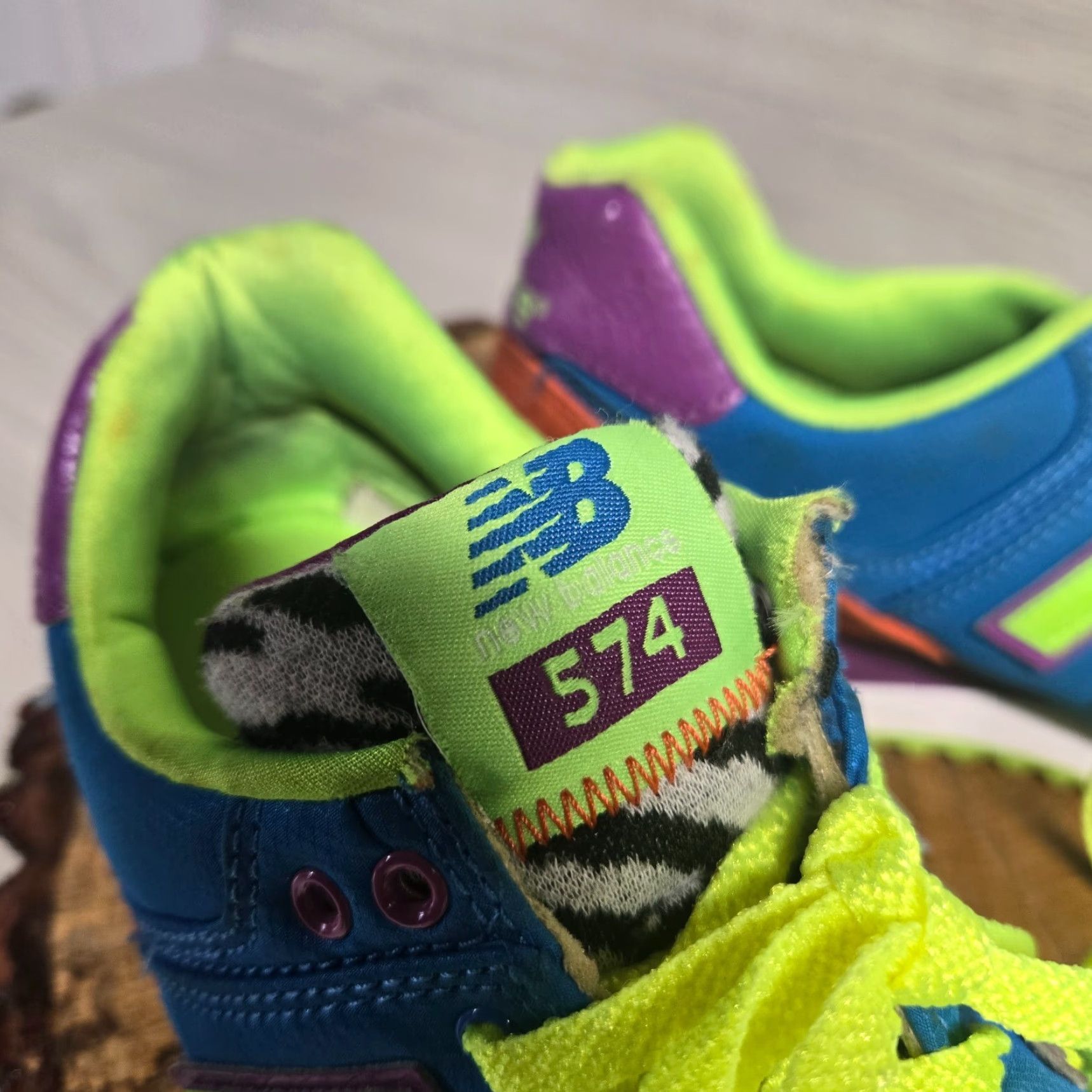 New Balance New Balance 574 Pop Safari WL574BP Low Top Sneakers Women's Adult 8.5 Multicolor Breathable Walking Size M / US 6-8 / IT 42-44 - 7 Thumbnail