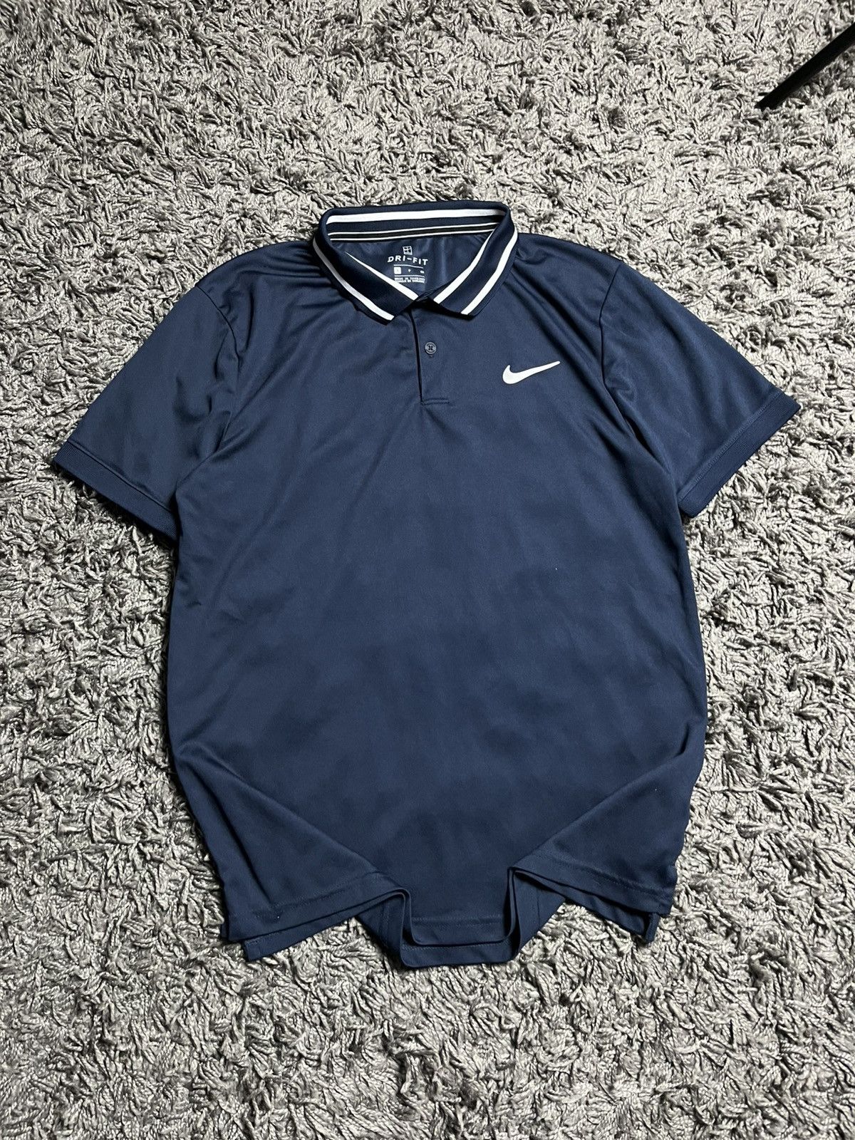 Nike Nike Dri-FIT Court Tennis Polo Shirt Navy Blue Size US S / EU 44-46 / 1 - 2 Thumbnail