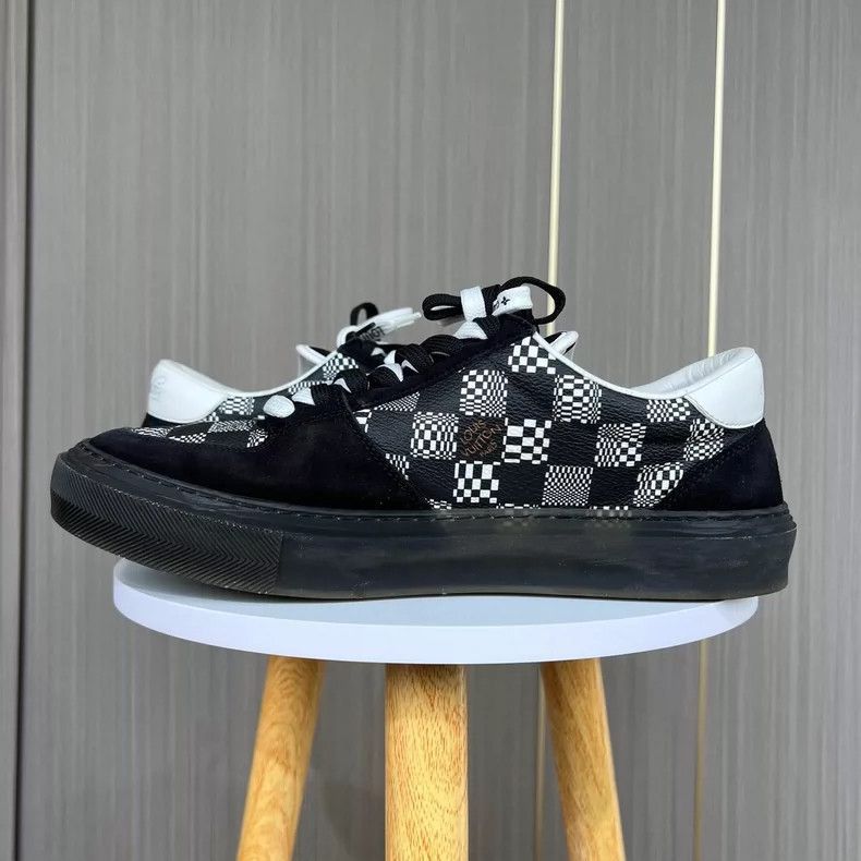 Louis Vuitton Louis Vuitton Ollie Series Black Checkered Sneakers-2506 Size US 7 / EU 40 - 3 Thumbnail