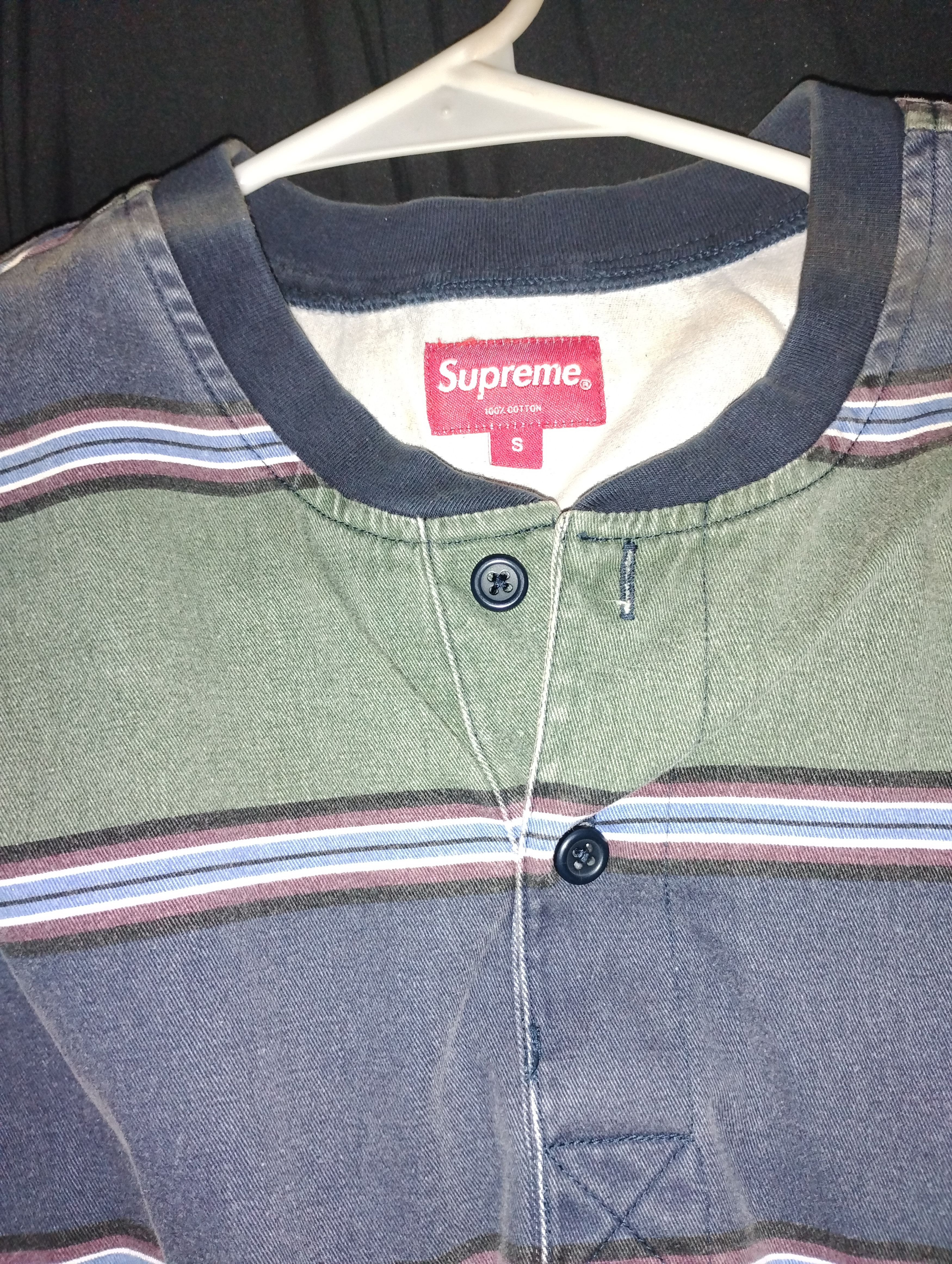 Supreme Supreme LS Striped Knit Size US S / EU 44-46 / 1 - 2 Thumbnail