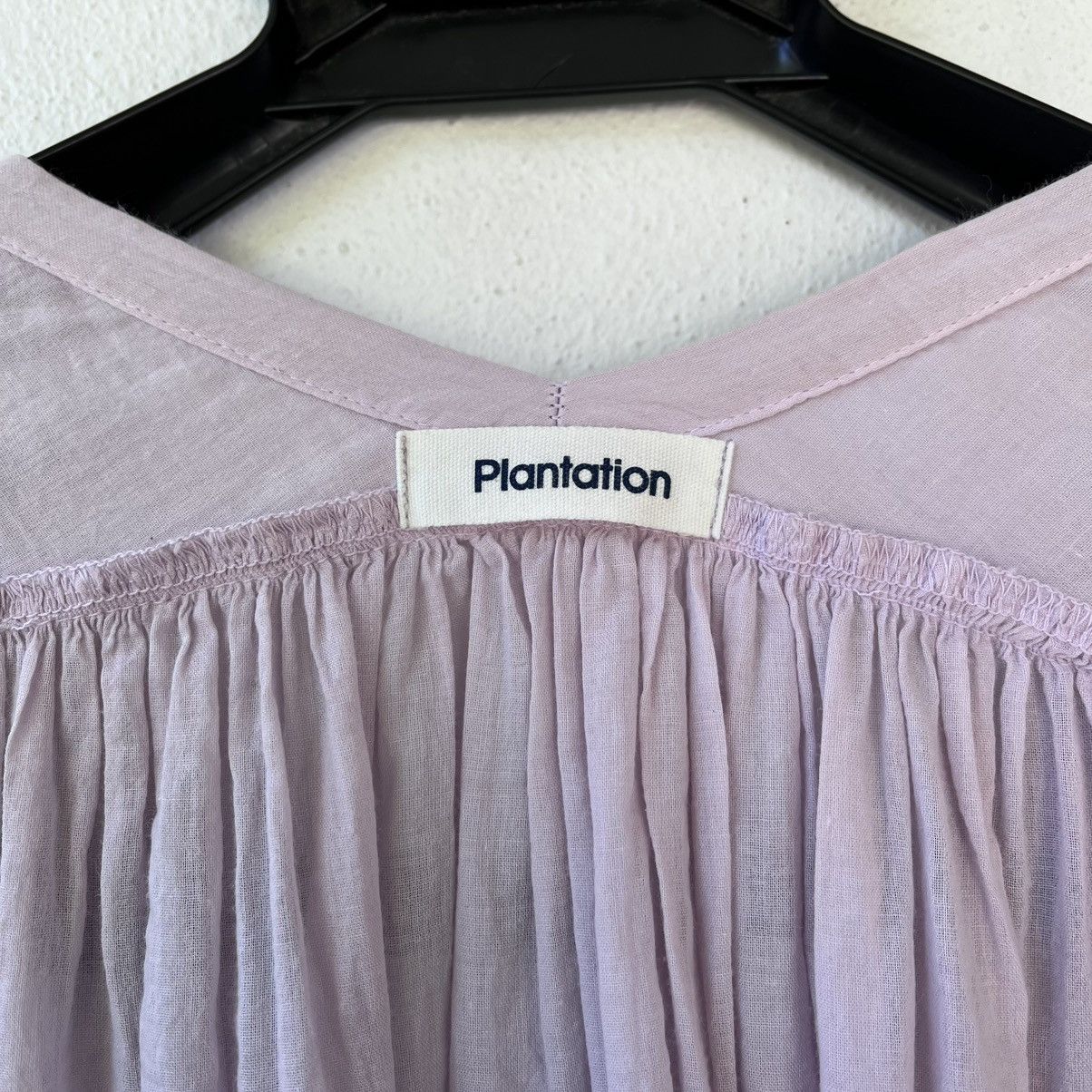 Issey Miyake PLANTATION By Issey Miyaki Sheer Cotton Smock blouse Size M / US 6-8 / IT 42-44 - 14 Thumbnail