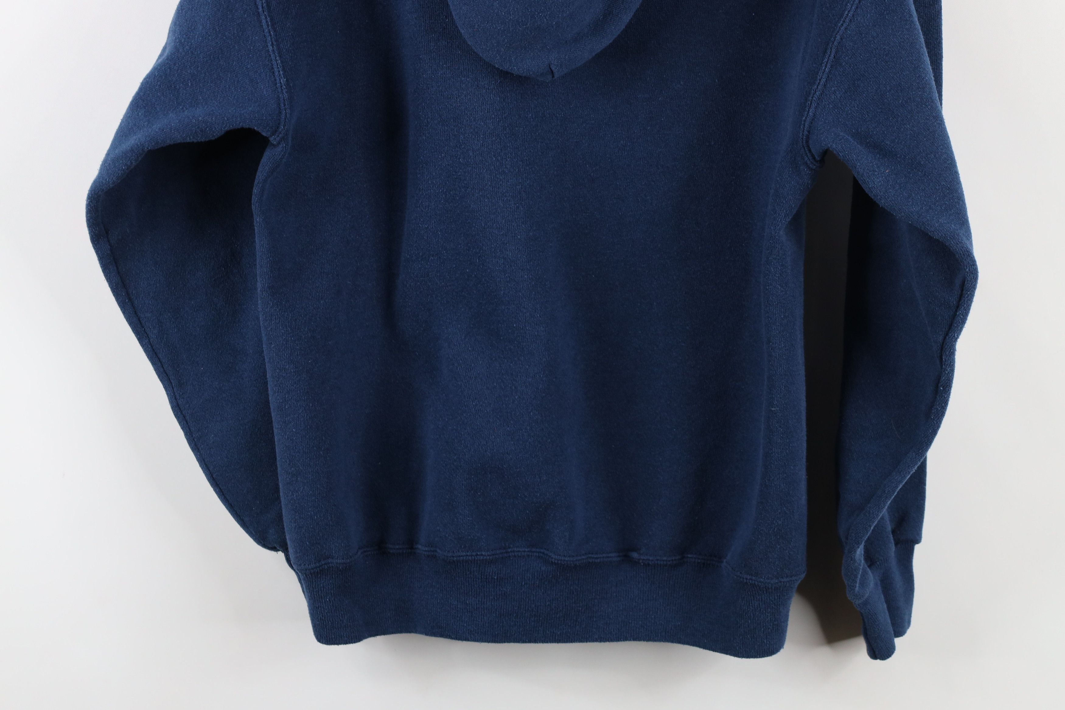 Vintage Vintage 80s 90s Streetwear Blank Hoodie Sweatshirt Blue USA Size US S / EU 44-46 / 1 - 15 Thumbnail