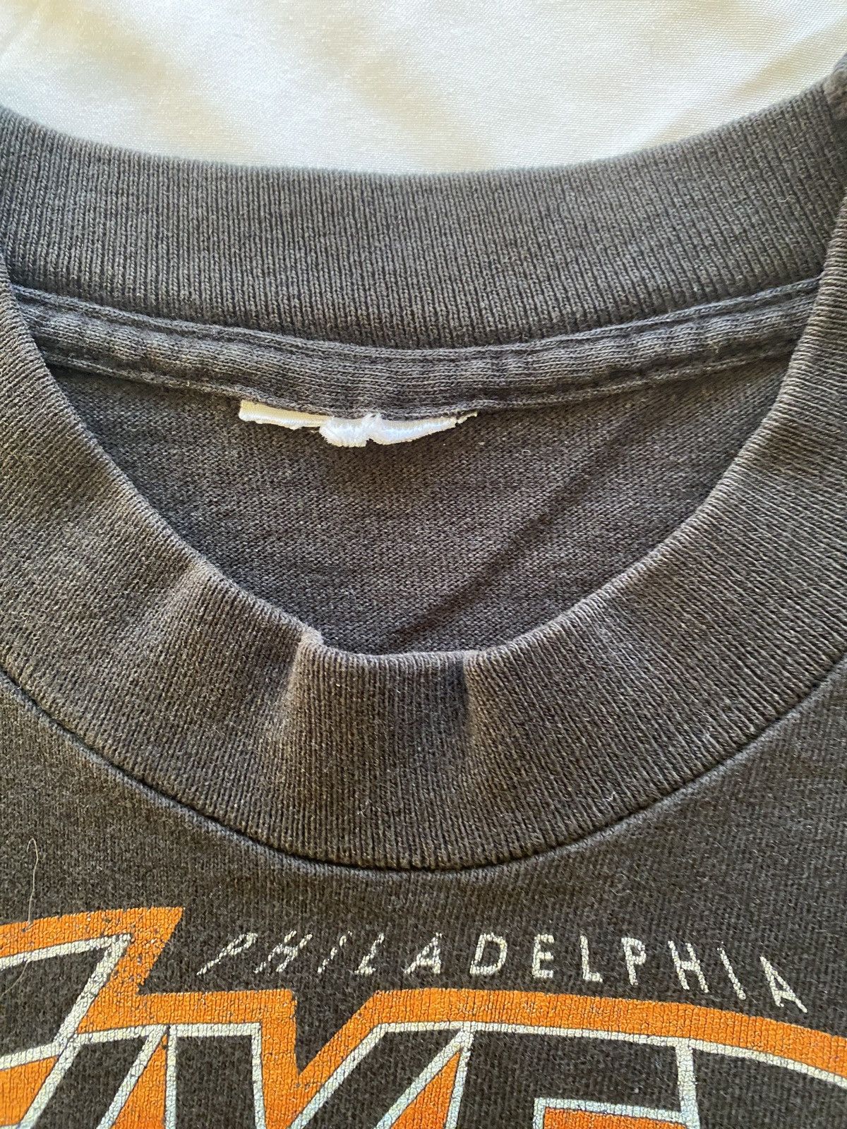 NHL × Salem Sportswear × Vintage 1994 Vintage Philadelphia Flyers Helmet Tee Size US M / EU 48-50 / 2 - 5 Thumbnail