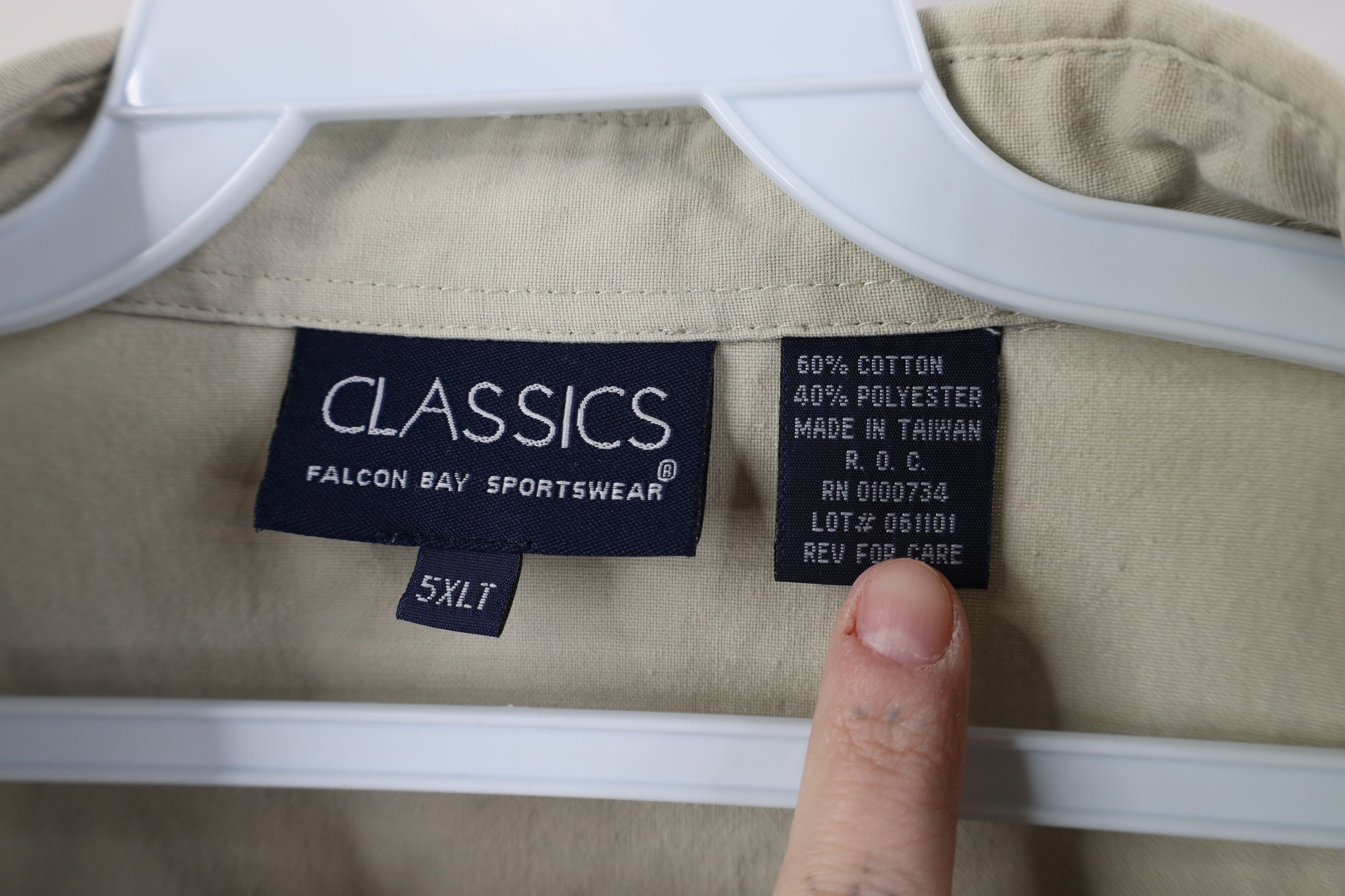 Vintage Vintage 90s Streetwear Ribbed Knit Pullover Polo Shirt Beige Size US XXL / EU 58 / 5 - 7 Thumbnail