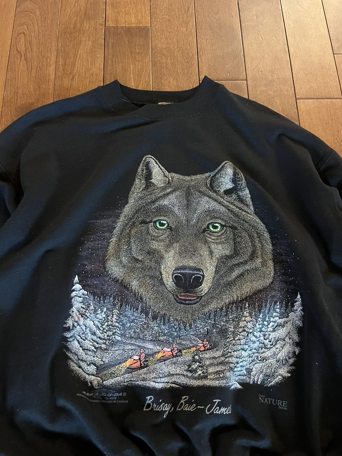 Vintage Vintage Wolf crewneck Size US L / EU 52-54 / 3 - 1 Thumbnail