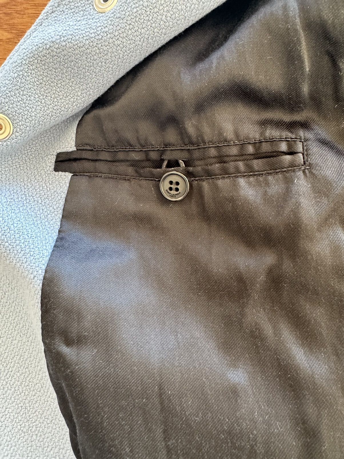 Saint Laurent Paris Teddy jacket Size XXS / US 00 / IT 34 - 6 Thumbnail