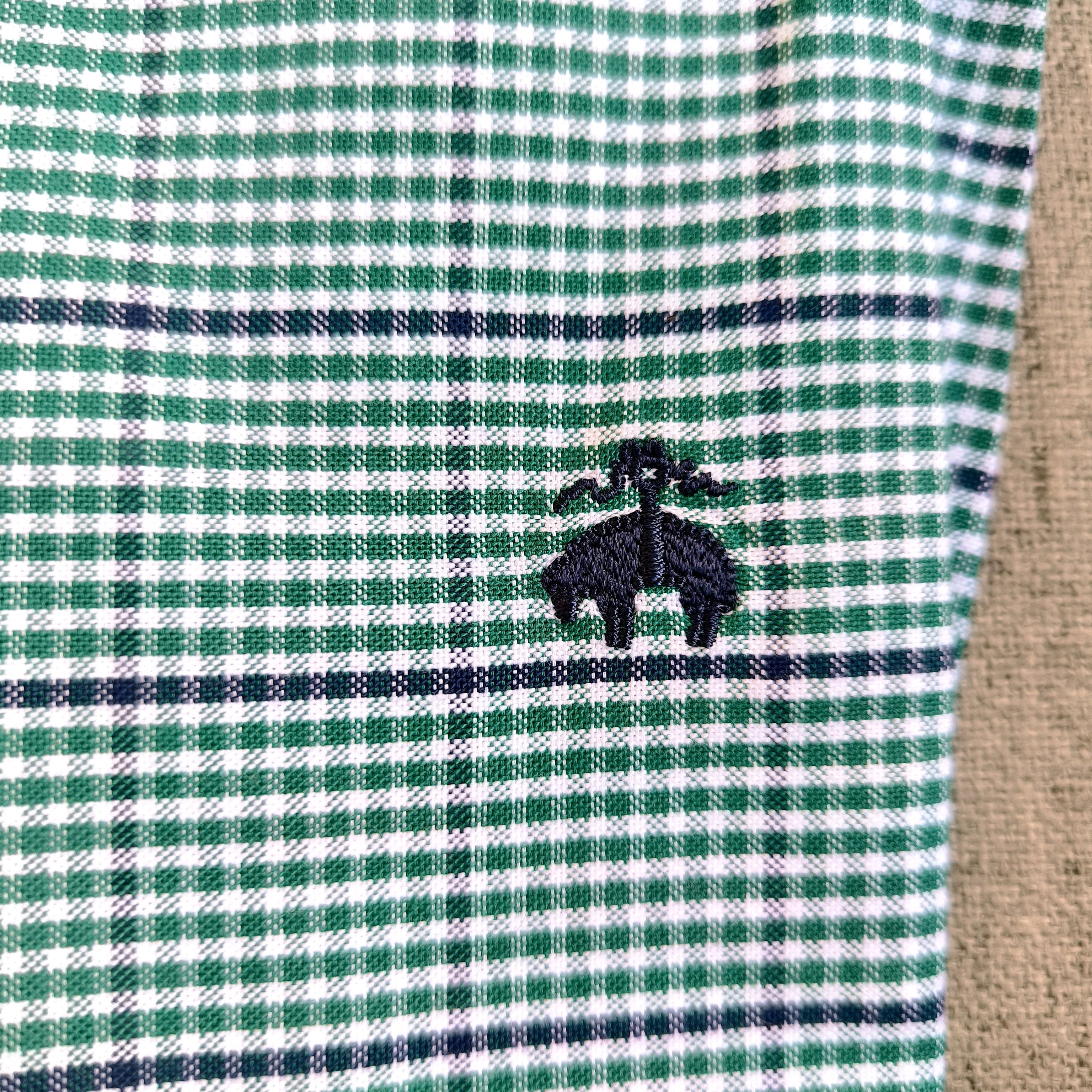 Brooks Brothers Brooks Brothers Madison Fit Green Check Oxford Shirt NWT Size US S / EU 44-46 / 1 - 2 Thumbnail