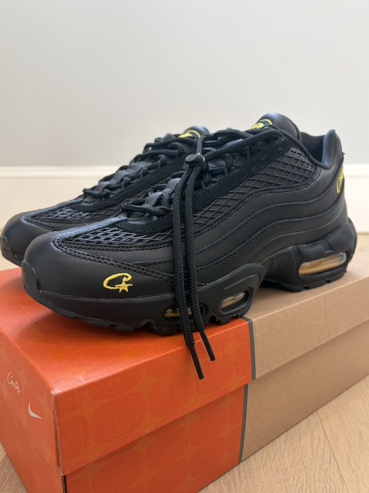Nike Nike x Corteiz Air Max 95 SP Honey Blacks CRTZ FB2709-003 Size US 9.5 / EU 42-43 - 4 Thumbnail