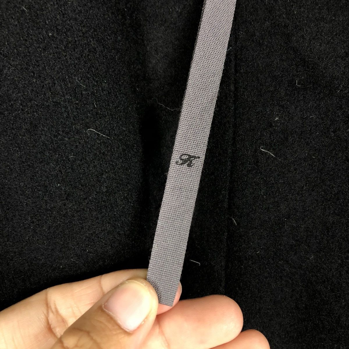 Kazuyuki Kumagai Attachment 🔥WOOL LONG JACKET HOODIE BONDAGE DESIGN KAZUYUKI KUMAGAI Size US M / EU 48-50 / 2 - 21 Thumbnail