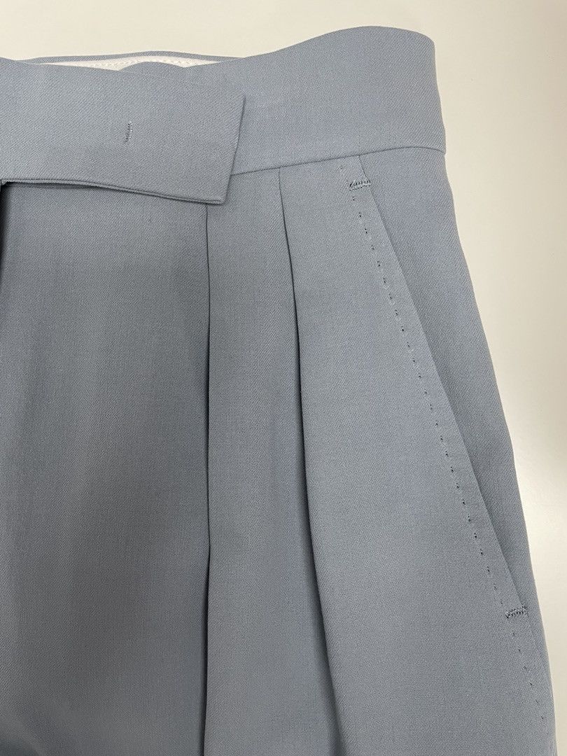 Max Mara MAX MARA Womens Mimma Pleated Wide-Leg Pants Size 26" / US 2 / IT 38 - 9 Thumbnail