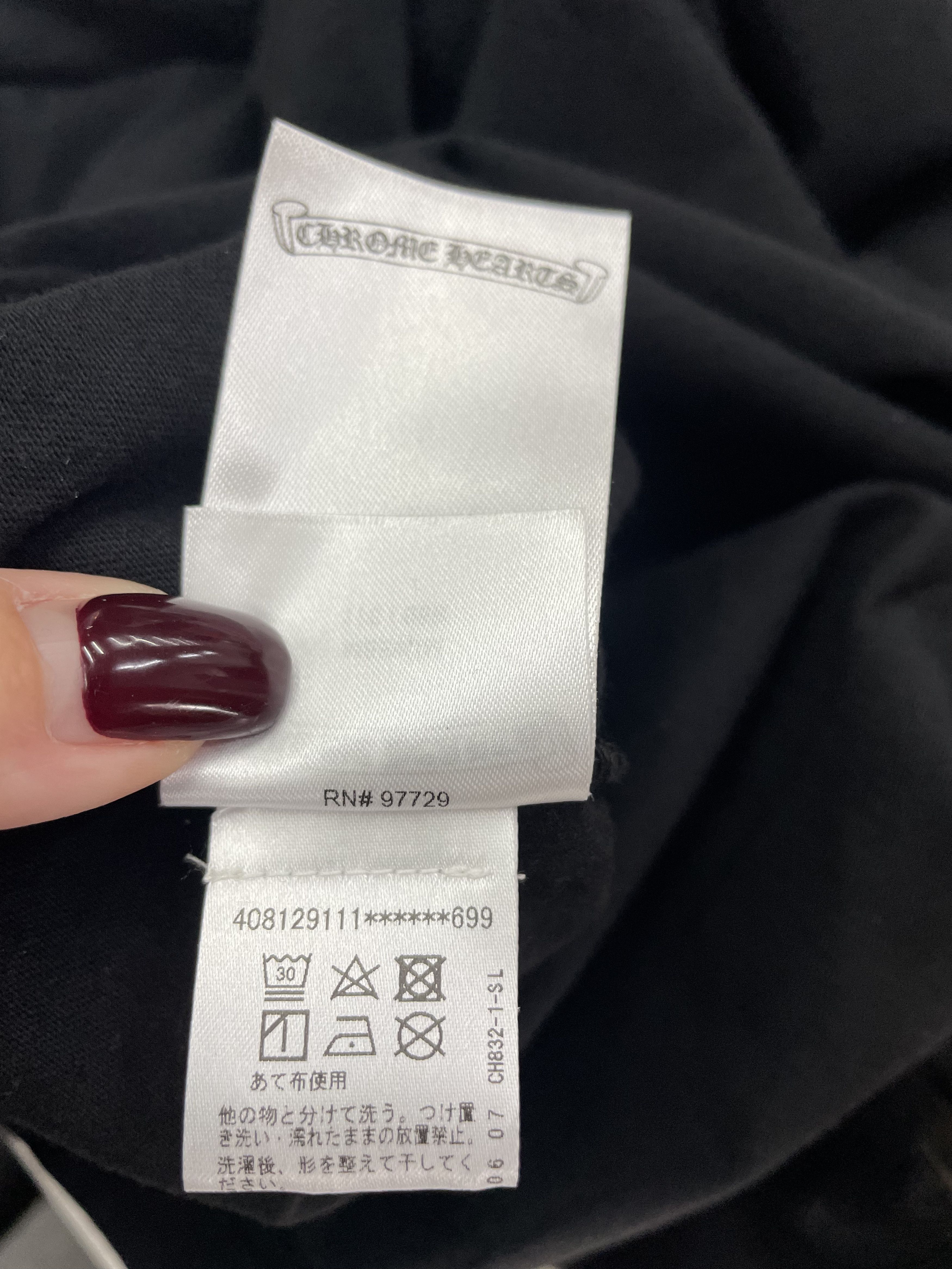 Chrome Hearts Chrome Hearts Tokyo Exclusive Scroll Label Short Sleeve Tee Size US M / EU 48-50 / 2 - 11 Thumbnail