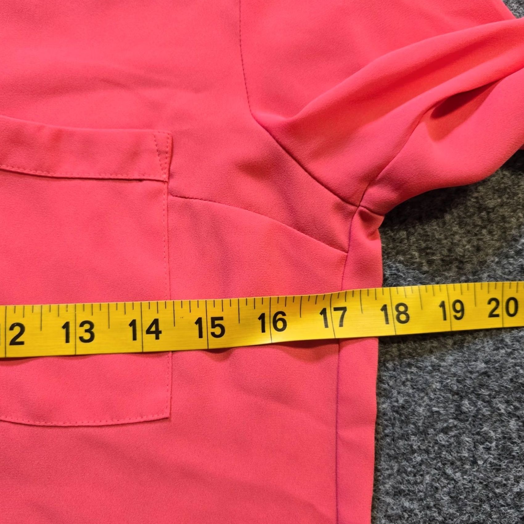 Express Express Shirt Women XS Pink Portofino Sheer Button Front Long Sleeve Career Size XS / US 0-2 / IT 36-38 - 5 Thumbnail